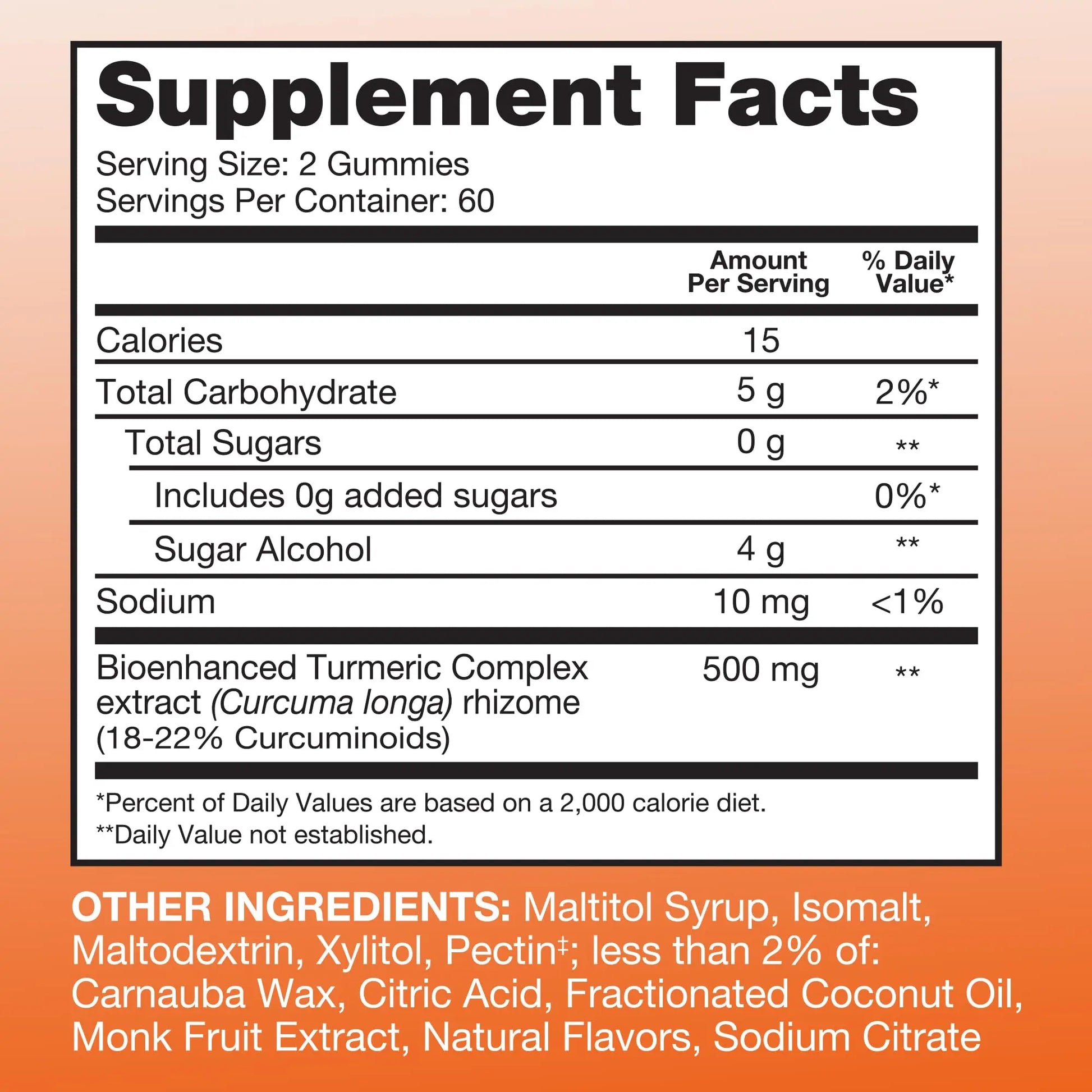 Qunol Zero Sugar Turmeric Gummies, Gummy with 500mg Turmeric Curcumin, Joint Support Supplement, Ultra High Absorption Tumeric Curcumin, Qunol Au supplements