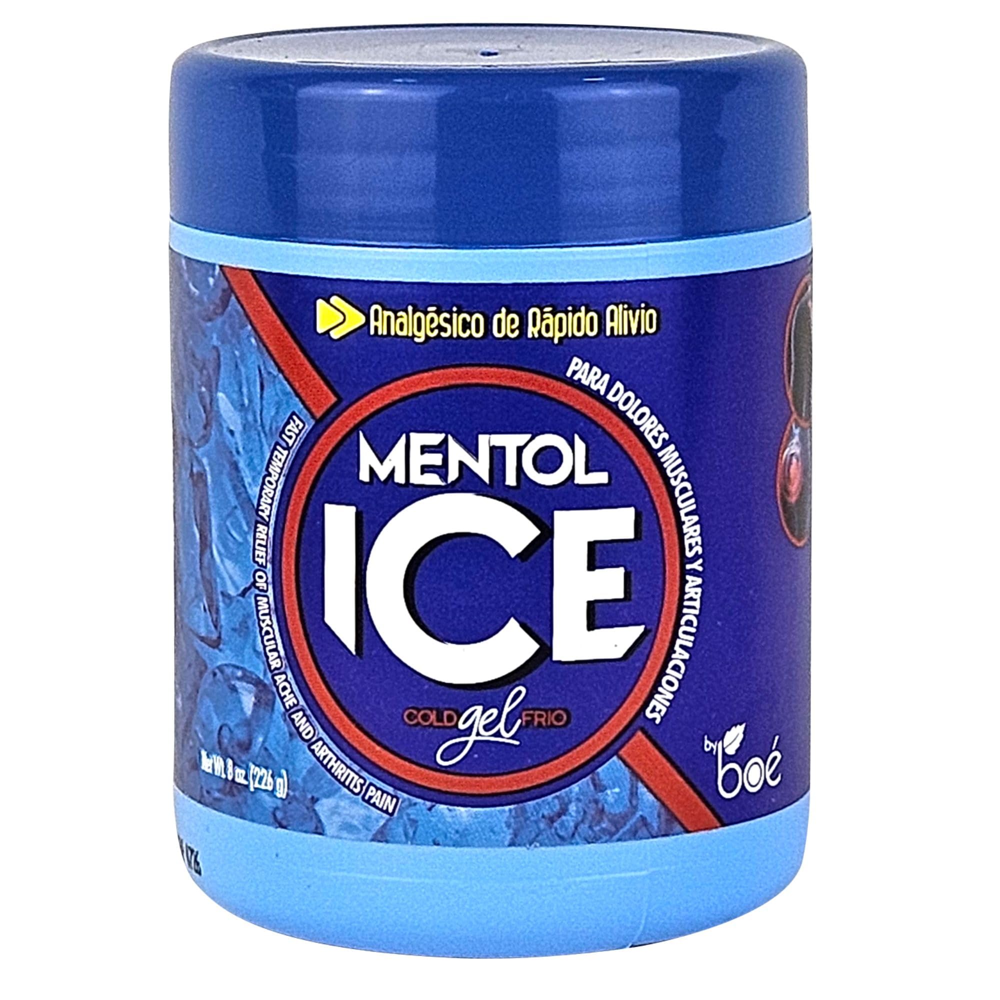 Mentol Ice Cold Gel – 8 oz Pain Relief Gel for Muscles & Joints – Fast-Acting Analgesic for Arthritis, Back Pain, Cramps, Sprains & Headaches – Non-Greasy & Quick Absorption BOÉ COSMETICS Au supplements