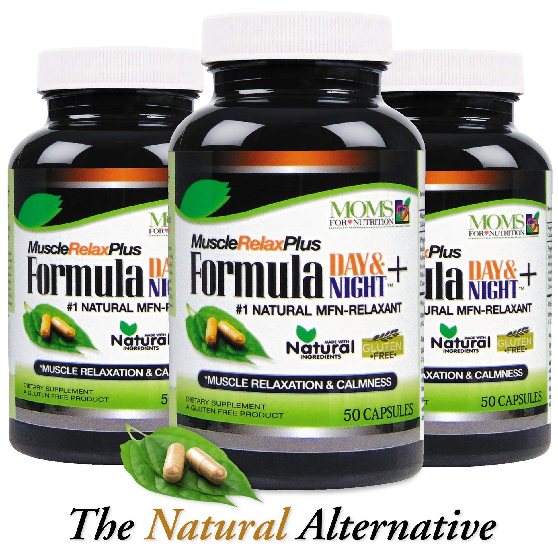 All Natural Muscle Relax Formula Plus - 50 Capsules - Daytime/Nighttime Natural Relaxant Moms For Nutrition Au supplements