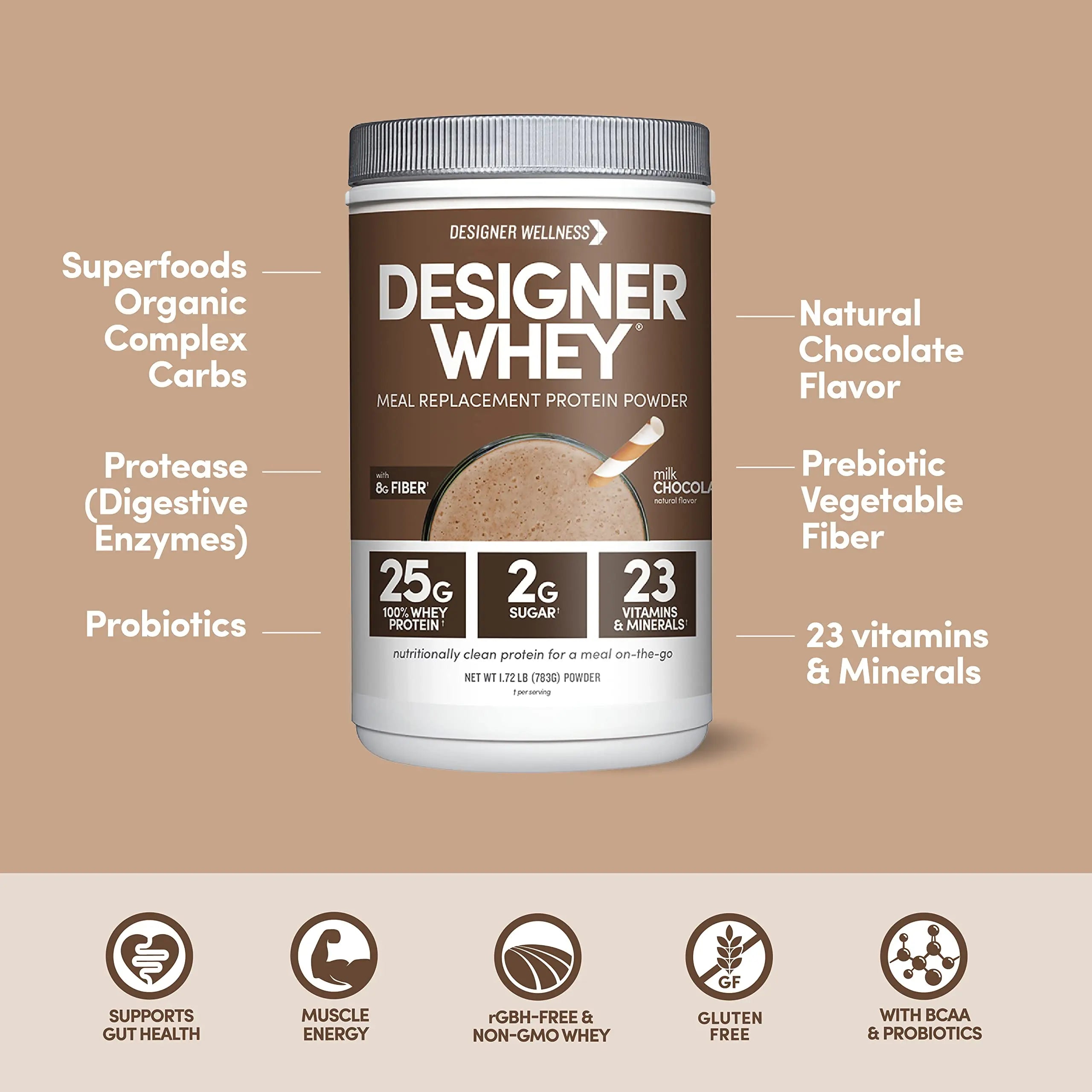 Designer Wellness, Designer Whey Protein Meal Powder with Vitamins, Minerals, and Organ Designer Wellness Au supplements