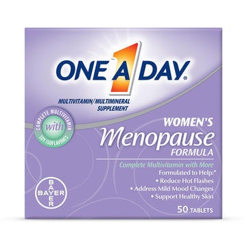 One A Day Women's Menopause Multivitamin with Vitamin A, Vitamin C, Vitamin D, Vitamin E and Zinc for Immune Health Support, Bone health, 50 Count ONE A DAY Au supplements