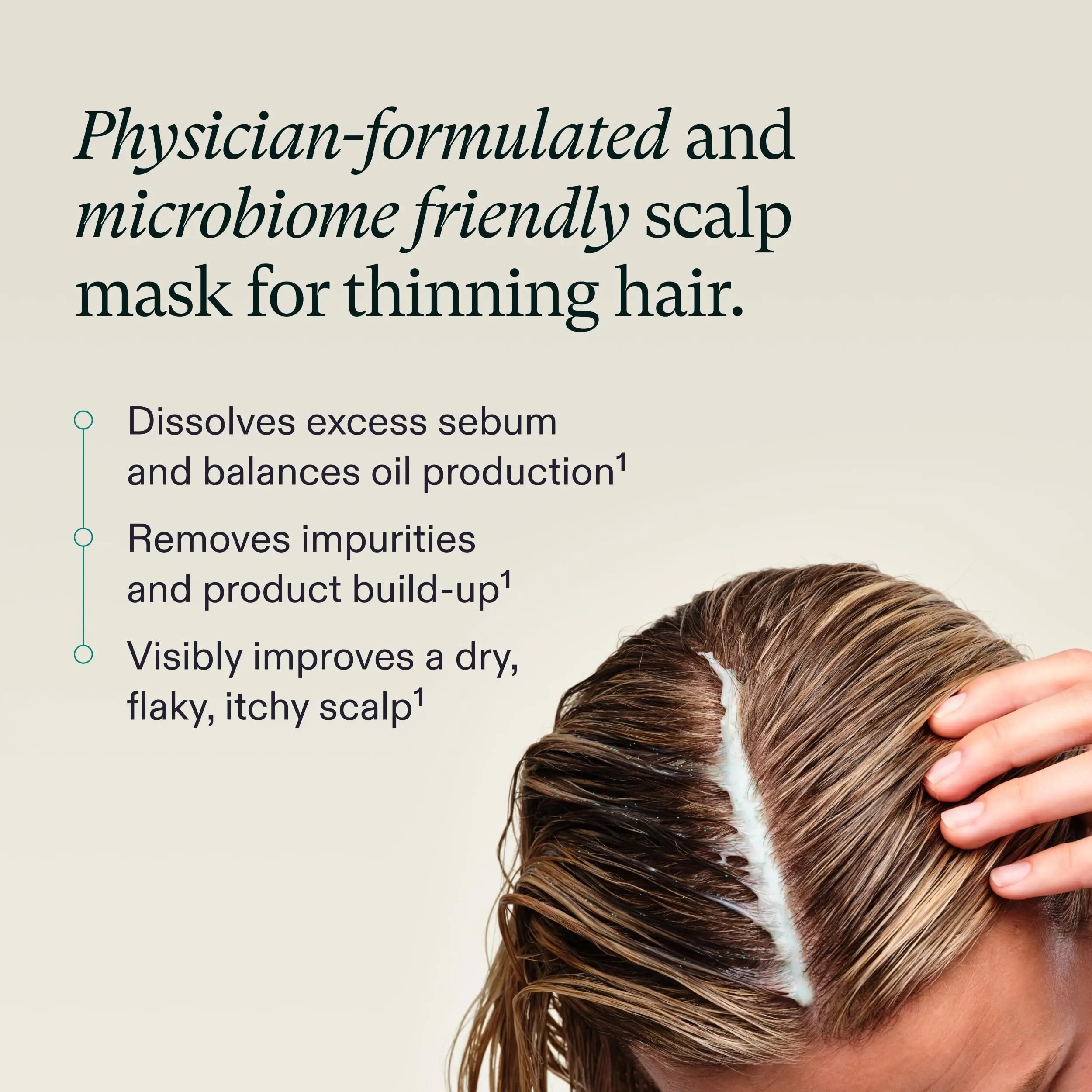 Nutrafol Exfoliating Scalp Mask, Eliminates Product Build-up and Oil for Healthier Hair and Scalp, Physician-formulated for Thinning Hair, Color and Extension Safe - 4 Fl Oz Bottle Nutrafol Au supplements