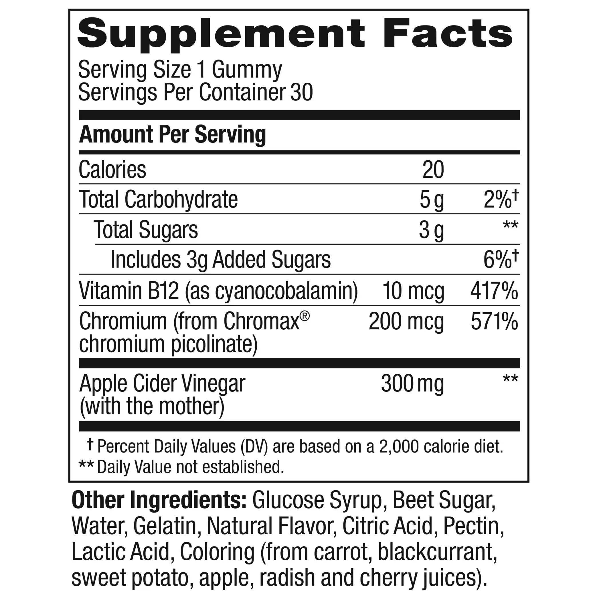 OLLY Metabolism Gummy Rings, Apple Cider Vinegar, Vitamin B12, Chromium, Energy OLLY Au supplements