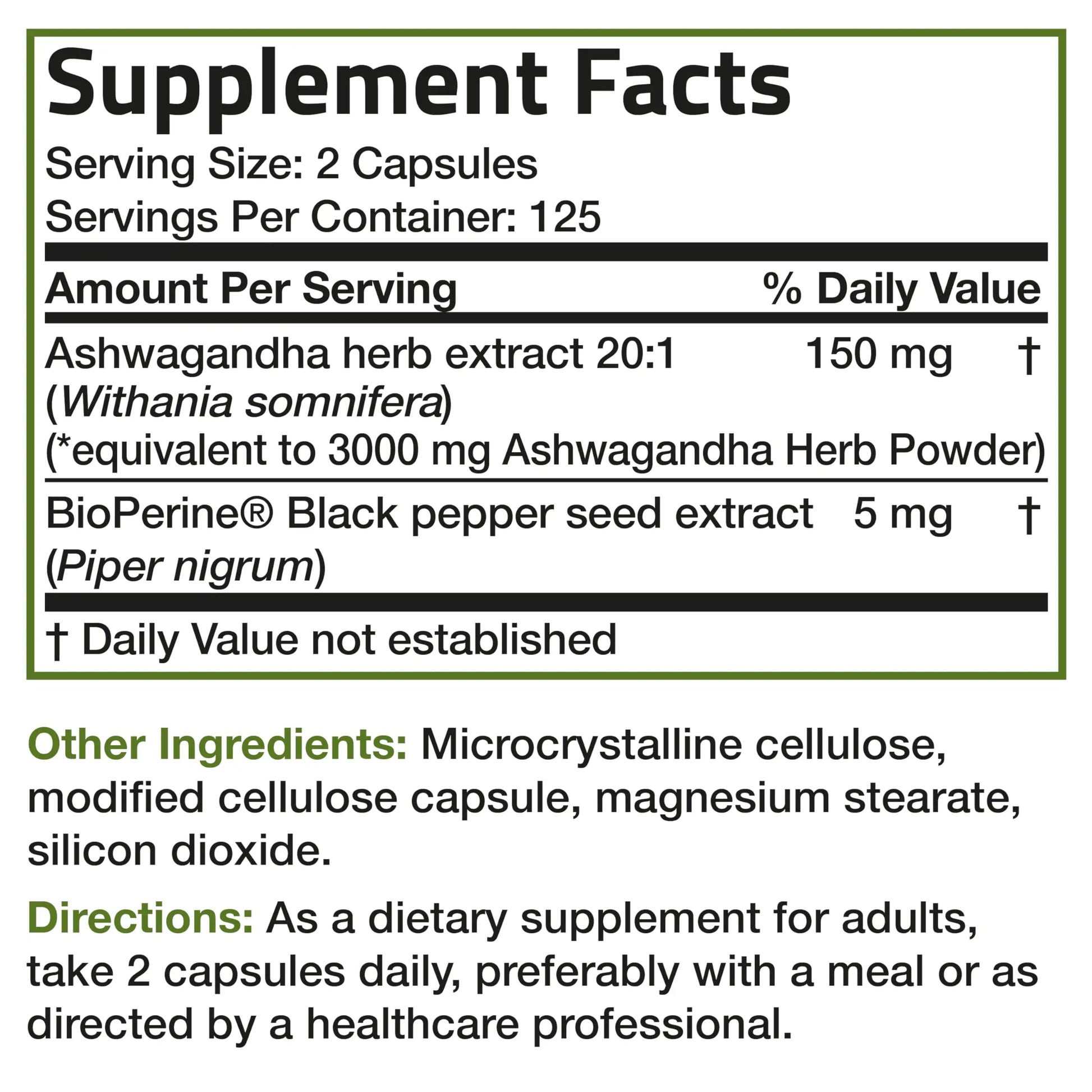 Bronson Ashwagandha Extra Strength 3000 mg Stress & Mood Support with BioPerine Bronson Au supplements