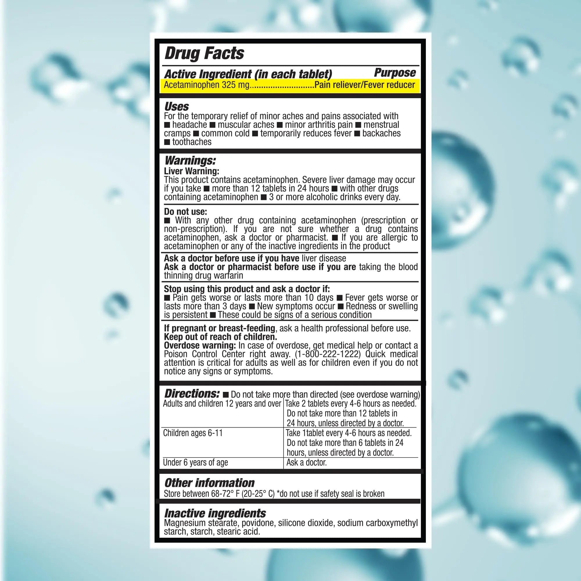 DURALGINA Acetaminophen Tablets | for Headache, Muscle Aches, Menstrual Cramps, Back Pain, Toothaches, Fever Reducer, Fast-Acting, Gentle on Stomach, Safe for Adults and Teens 12+, 30 Count, 2-Pack DURALGINA Au supplements