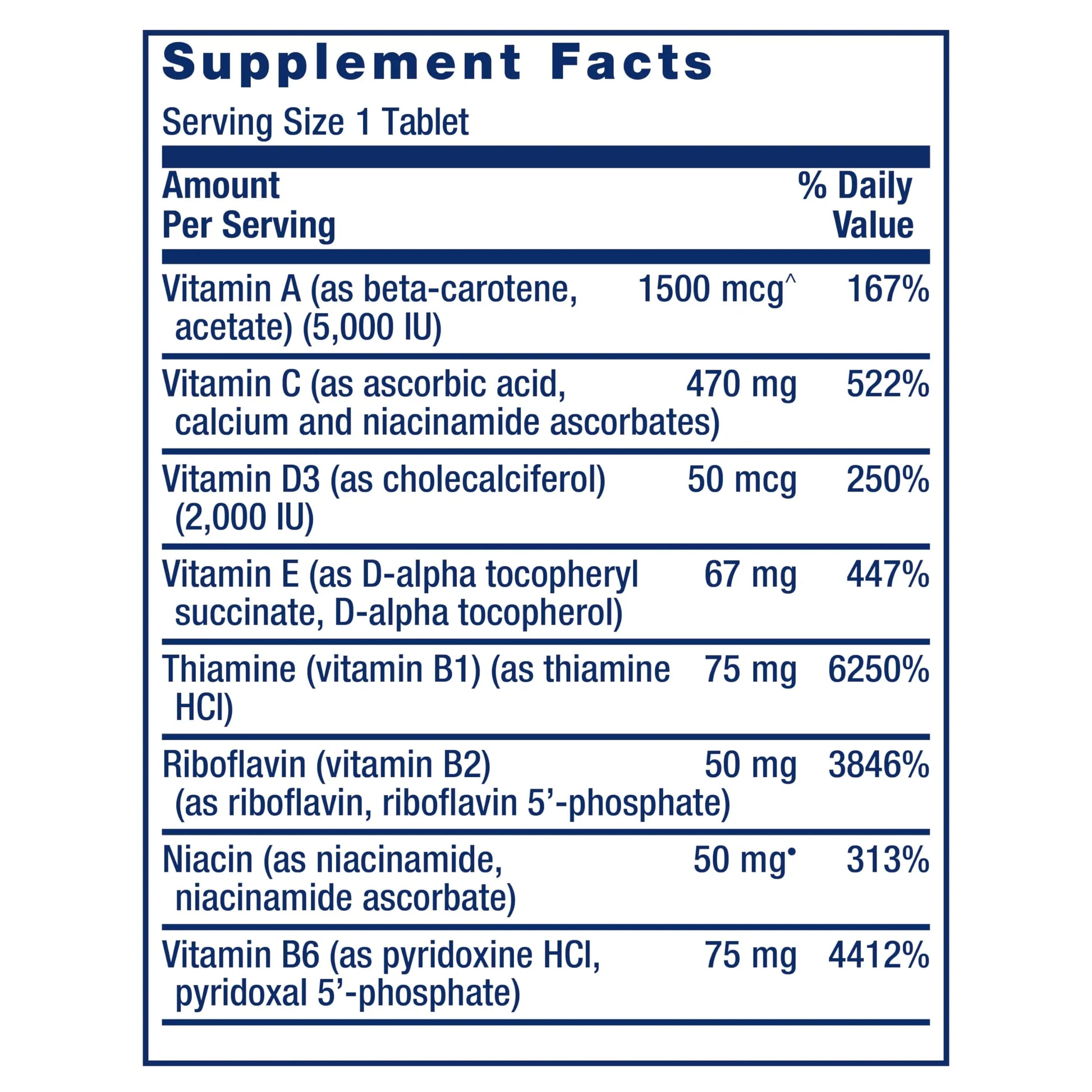 Life Extension One-Per-Day Multivitamin – Packed with Over 25 Vitamins, Minerals & Plant Extracts, Quercetin, 5-MTHF Folate & More – 1-Daily Life Extension Au supplements