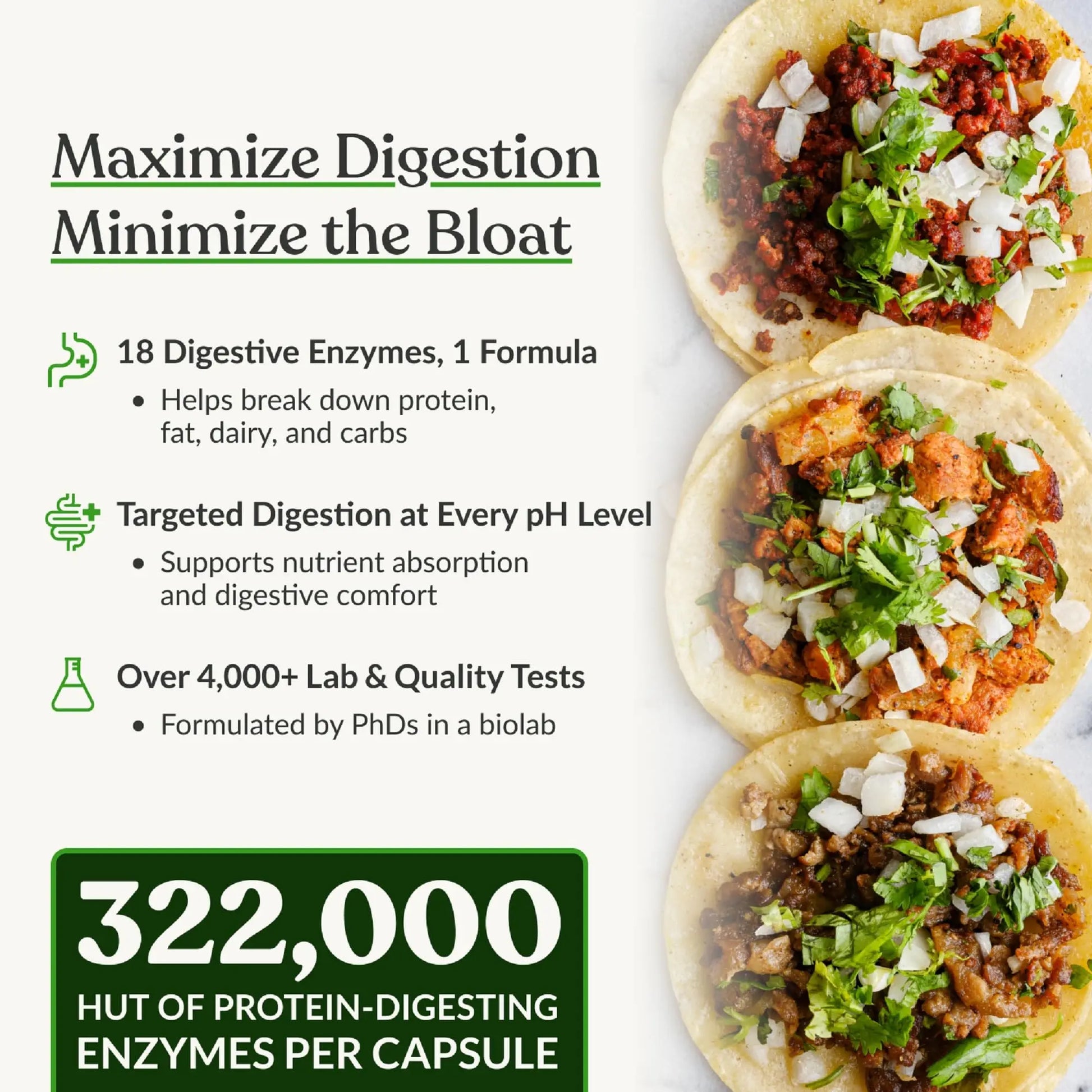 BIOptimizers MassZymes - Complete Digestive Enzymes Supplement for Gut Health - Bloating Relief for Men and Women - Lipase Amylase Bromelain Digestive Enzymes (30 Capsules) BIOptimizers Au supplements
