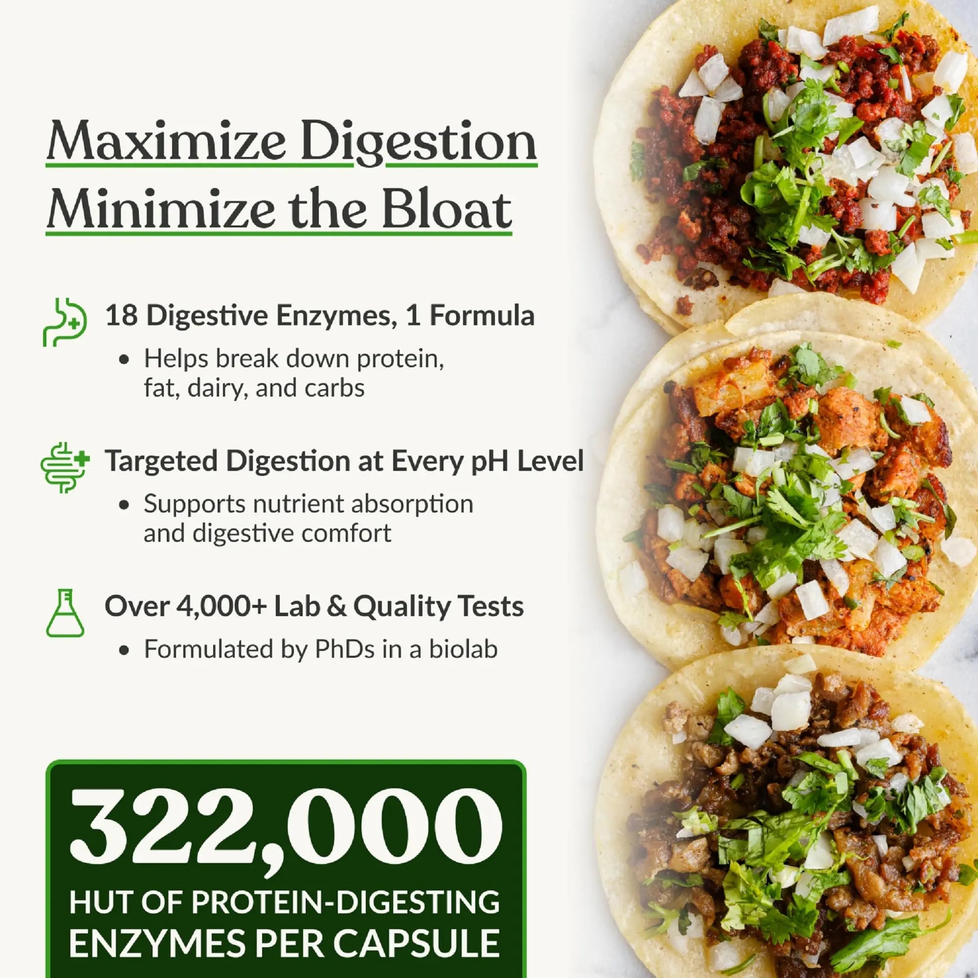 BIOptimizers MassZymes - Complete Digestive Enzymes Supplement for Gut Health - Bloating Relief for Men and Women - Lipase Amylase Bromelain Digestive Enzymes (30 Capsules) BIOptimizers Au supplements