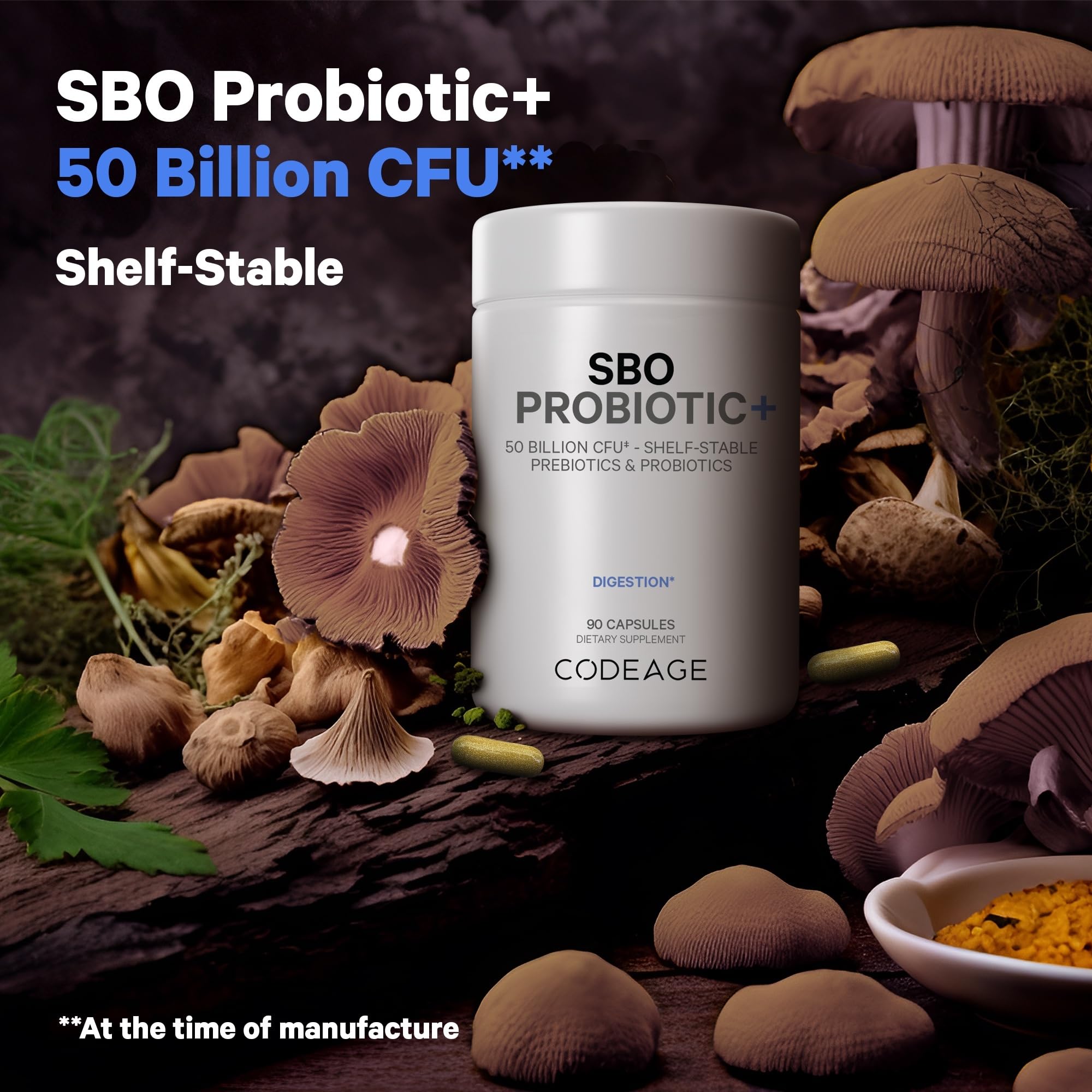 Codeage - Multi Collagen Protein + SBO Probiotics 50 Billion CFU Bundle Codeage Au supplements