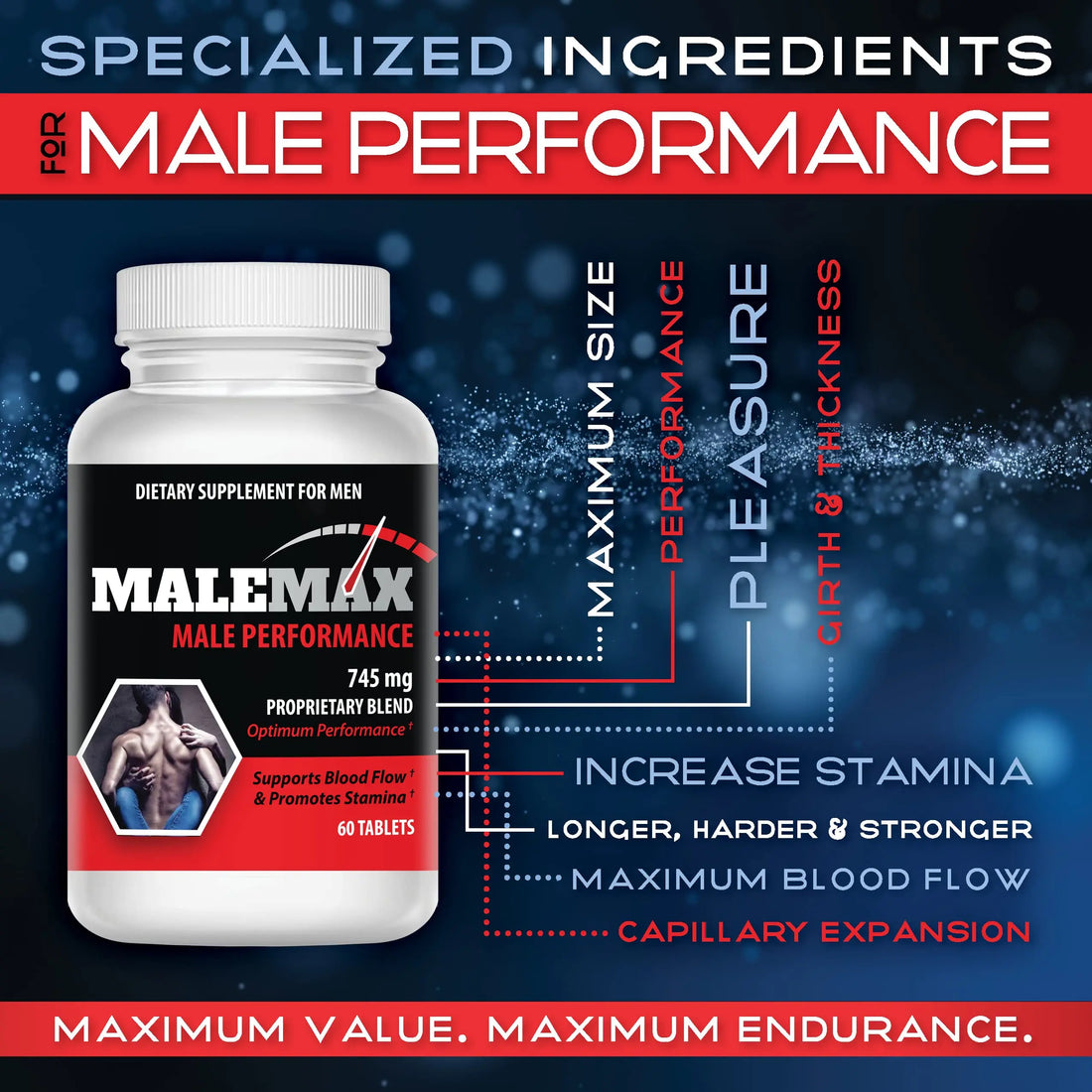 Male Enlargement Pills- Amplify Male Size- Boost Up to 3 Inches Fast- Extend in Length MaleMax Au supplements