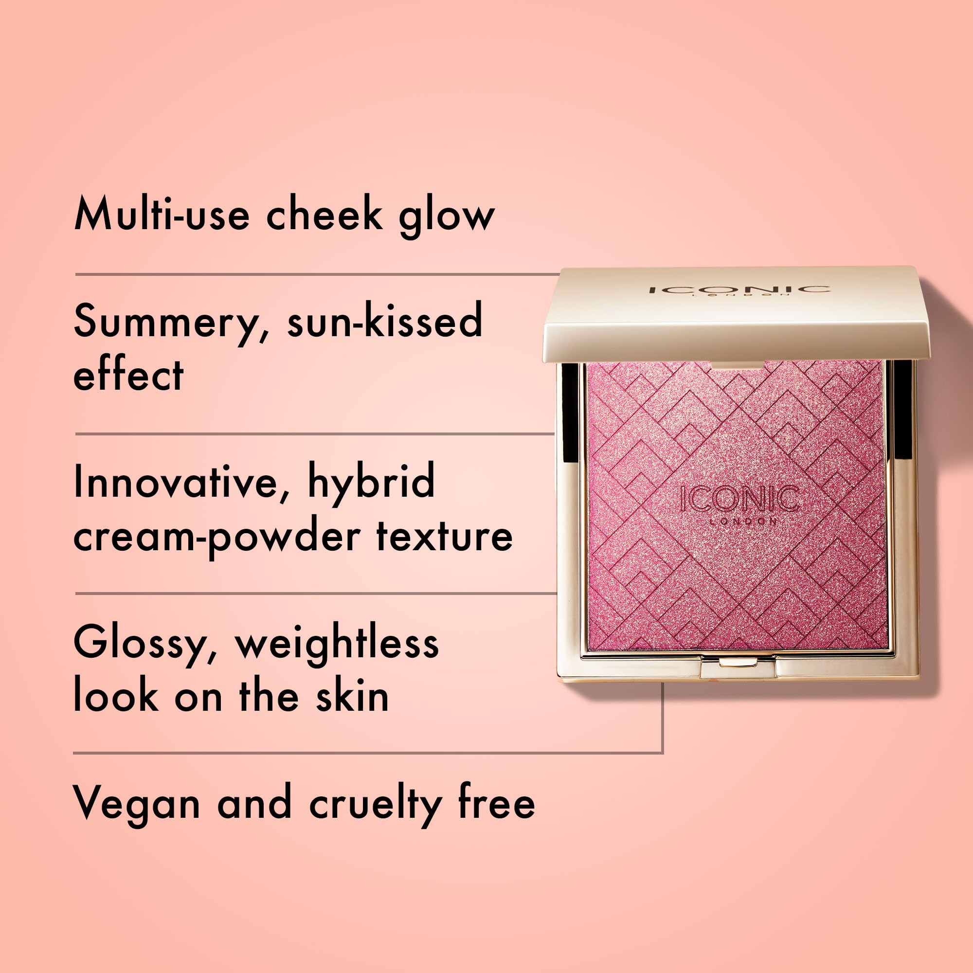 ICONIC LONDON Kissed by the Sun | Multi-Use Blush, Bronzer, & Highlighter, For All Skin Types, Cruelty-Free, Vegan Makeup, (Play Time) 0.17 oz ICONIC LONDON Au supplements