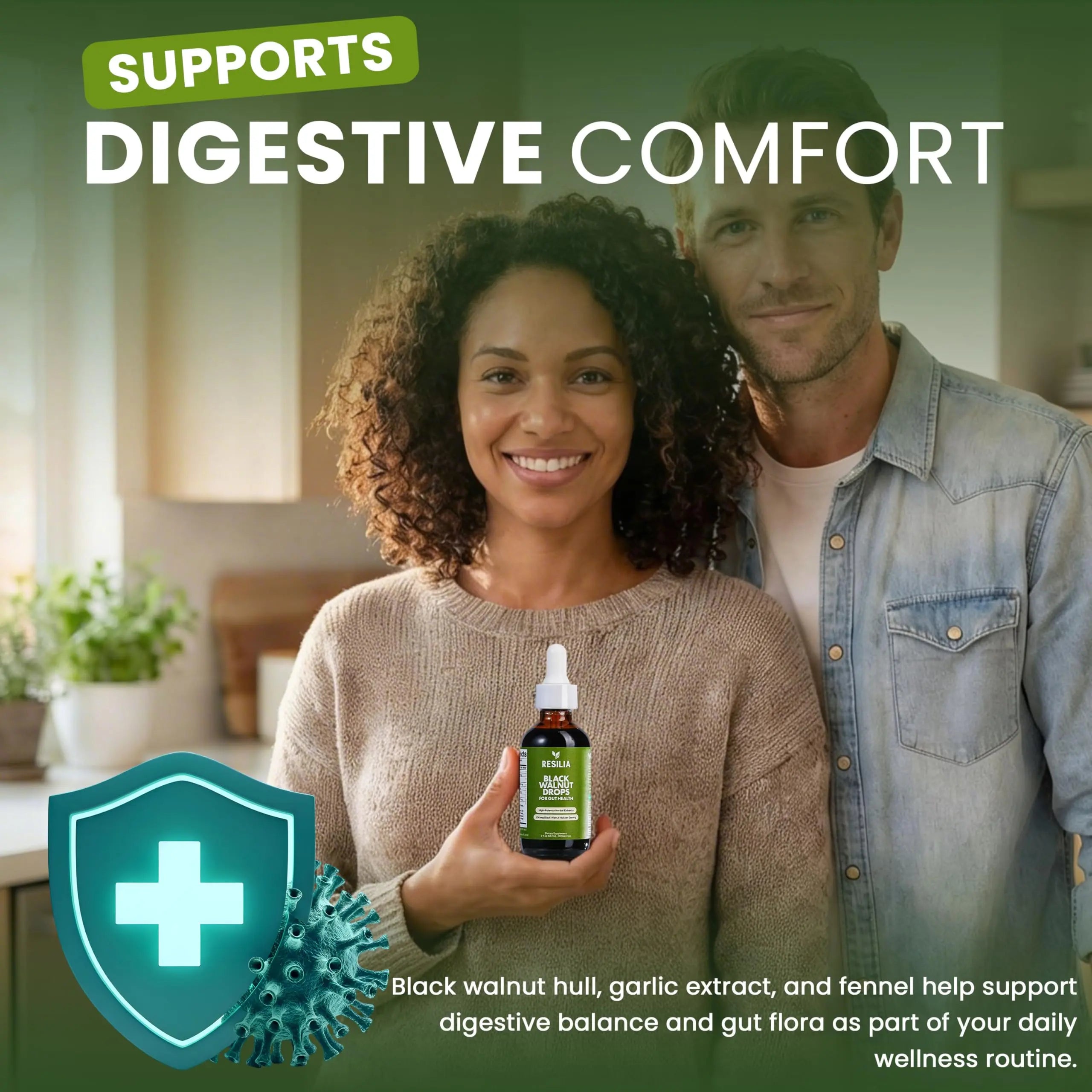 Resilia Herbal Cleanse Liquid Drops – Black Walnut & Wormwood Extract with Pumpkin Seed, Garlic & Turmeric – Alcohol-Free Vegan Tincture for Digestive & Daily Wellness Support, 2 fl oz Resilia Oil Of Oregano Au supplements