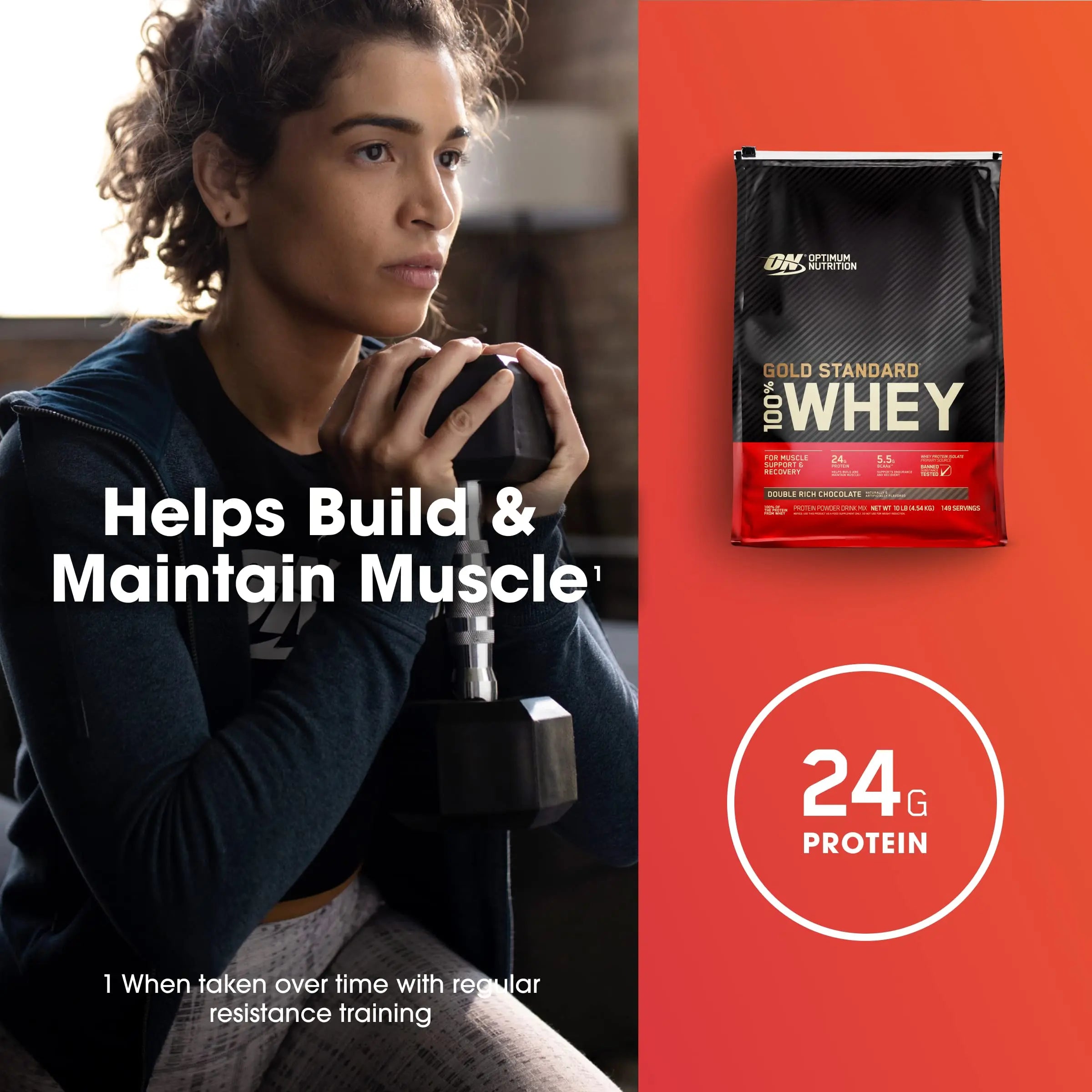 Optimum Nutrition Gold Standard 100% Whey Protein Powder, Double Rich Chocolate Optimum Nutrition Au supplements