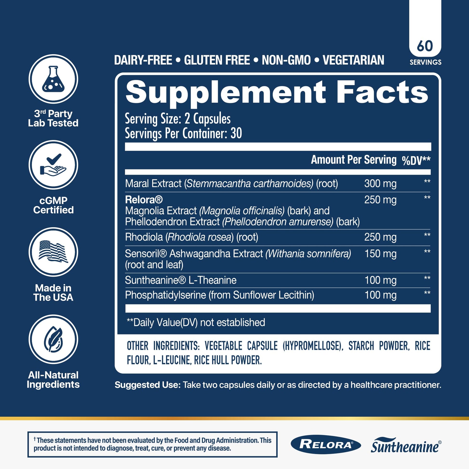 NuEthix Formulations Cort-Eaze - Cortisol Supplement - Health Support Supplement with Ashwagandha, L-Theanine & Rhodiola Rosea - Relaxation and Deep Sleep, 60 Capsules, 30 Servings NuEthix Formulations Au supplements