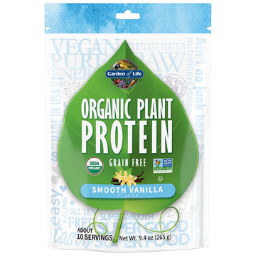 Garden of Life Organic Plant Based Protein Powder - Smooth Vanilla, Vegan, Grain Free Garden of Life Au supplements