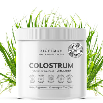 BIOFEMA Bovine Colostrum Supplement - Natures Superfood – First Milk Powder Magic for Gut Health, Immune Support, Physical Recovery, Skin, Hair & Nail Health BIOFEMA Au supplements