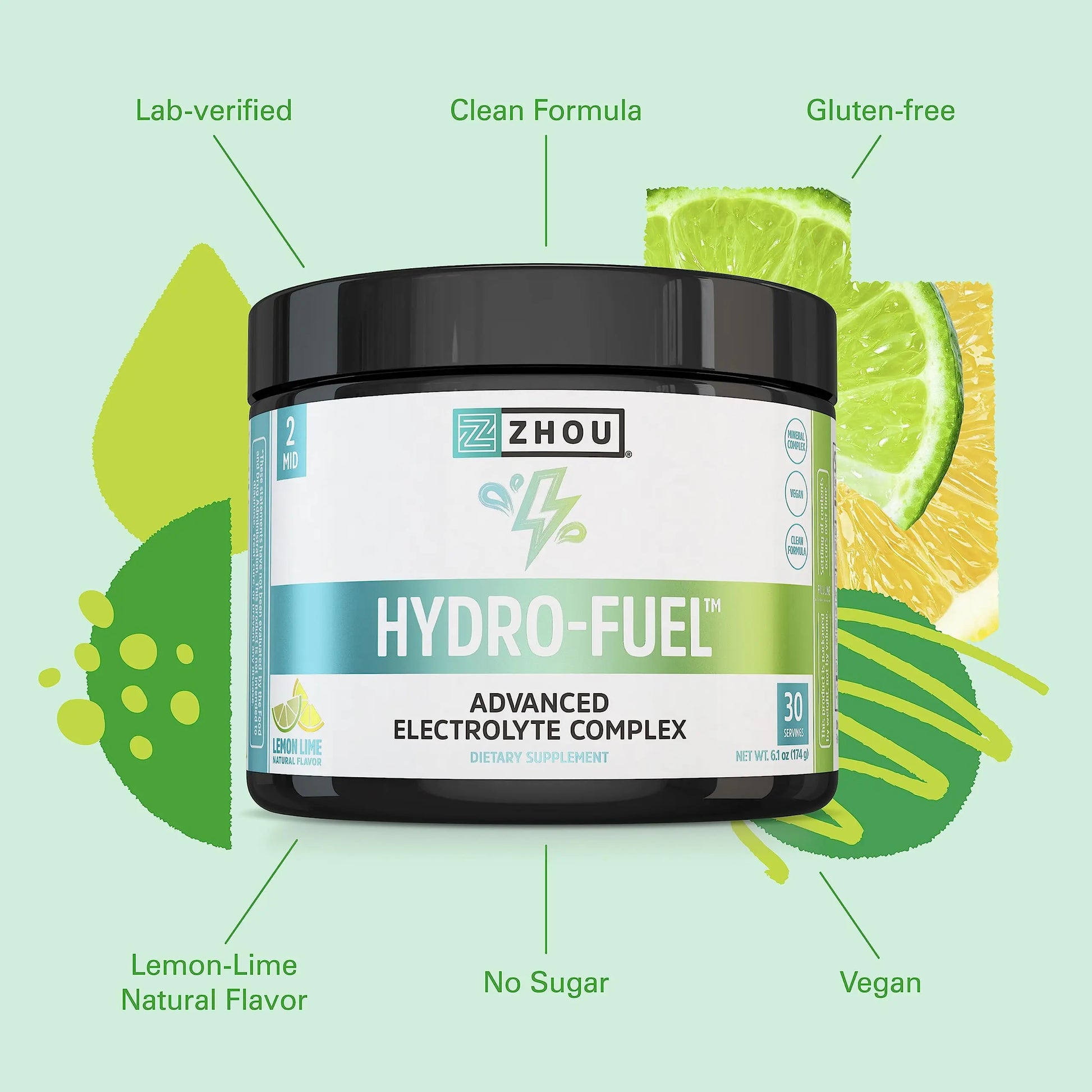 Zhou Nutrition Hydro Fuel, Sugar Free Electrolyte Powder, Replenish Nutrients, Restore Zhou Nutrition Au supplements