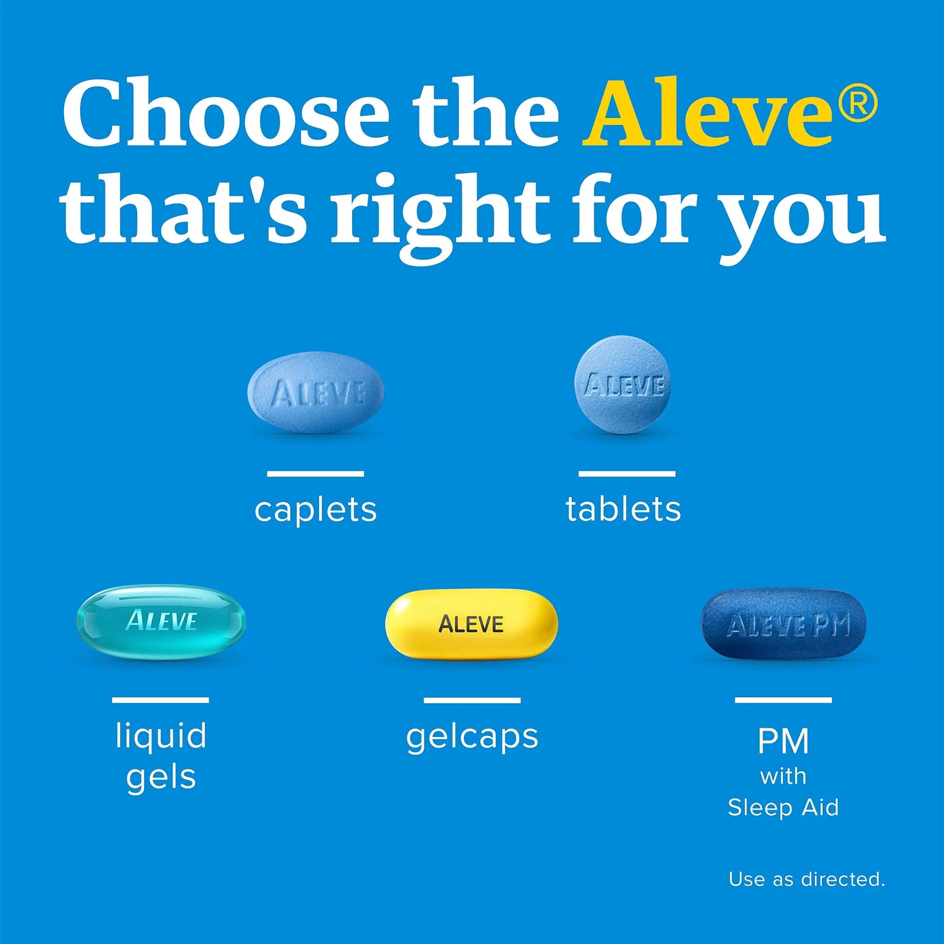 Aleve Caplets, Naproxen Sodium 220 mg (NSAID), Pain Reliever/Fever Reducer, #1 Orthopedic Surgeon Recommended, 270 Count Aleve Au supplements