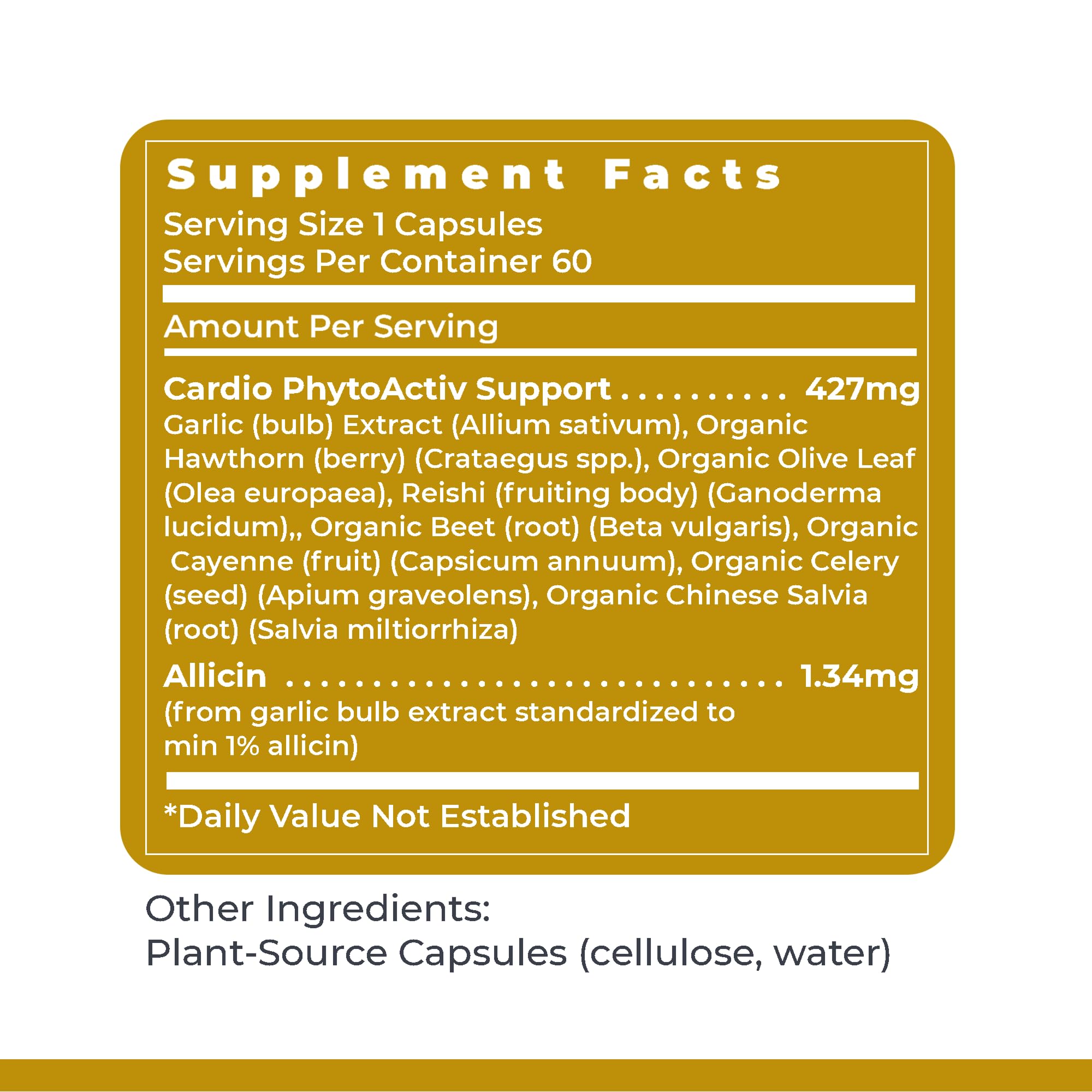 Premier Research Labs Premier BP Complex - Heart Health Supplements, BP Formula, Garlic Allicin Supplement, Natural Herbal BP Support Pills with Reishi & Cayenne Pepper - 60 Vegetarian Capsules Premier Research Labs Au supplements