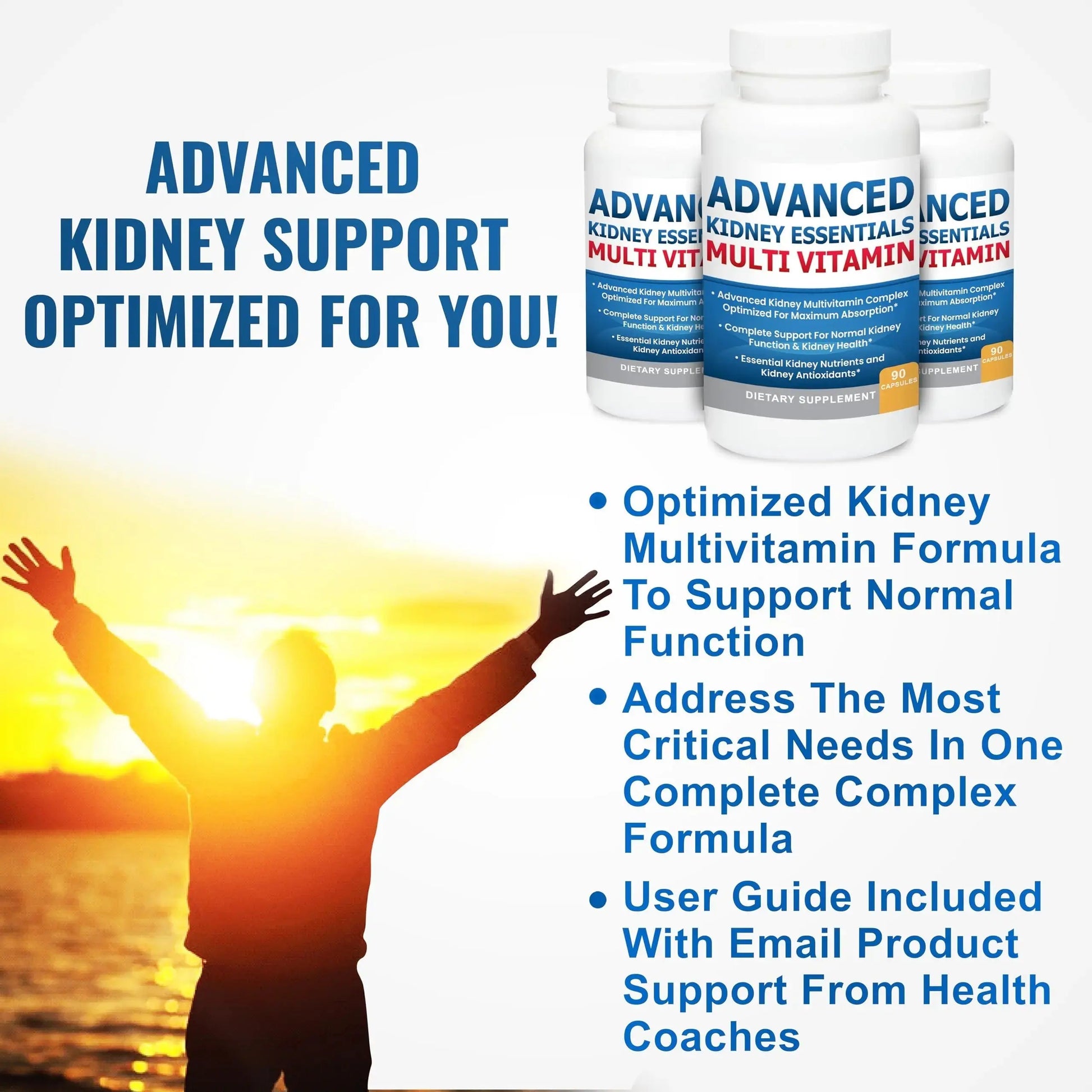 Advanced Kidney Essentials Multivitamin. Kidney Support Supplement for Complete Kidney Health. Kidney Health Supplement Kidney Restore Au supplements
