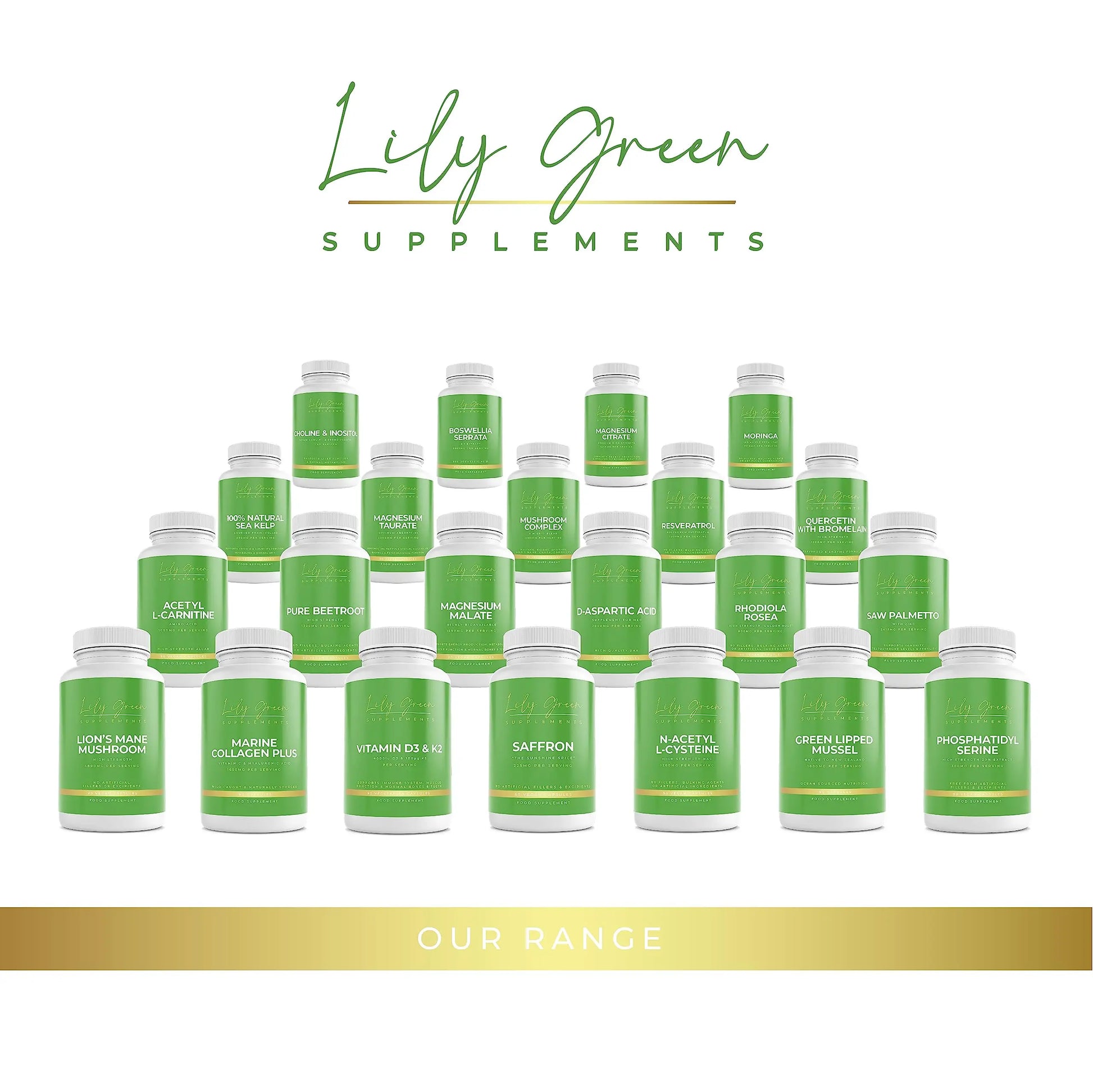 Lily Green | Marine Collagen with Hyaluronic Acid & Vitamin C - 1650mg per Serving Lily Green Supplements Au supplements