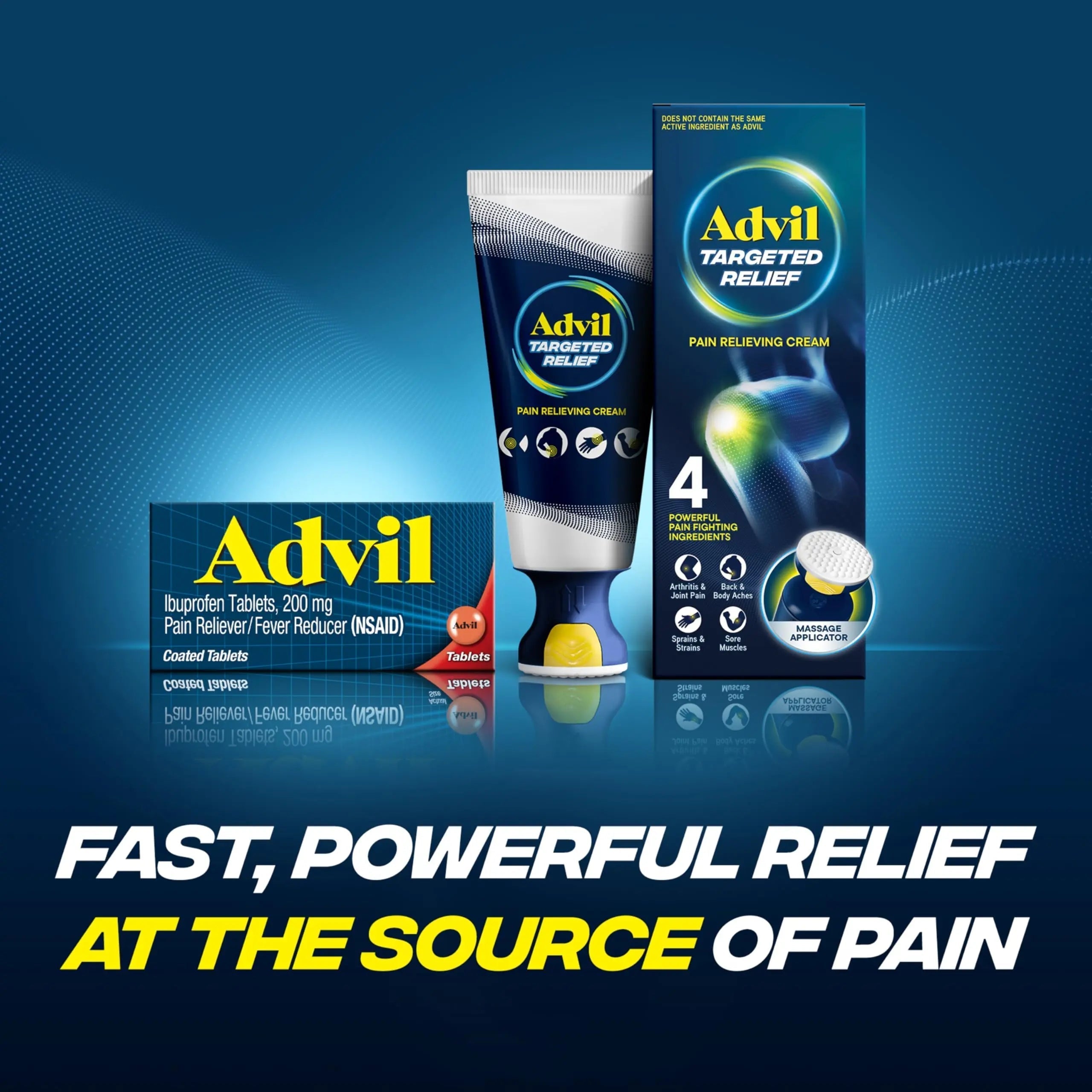 Advil Pain Reliever and Fever Reducer, Pain Relief Medicine with Ibuprofen 200mg for Headache, Backache, Menstrual Pain and Joint Pain Relief - 100 Coated Tablets Advil Au supplements