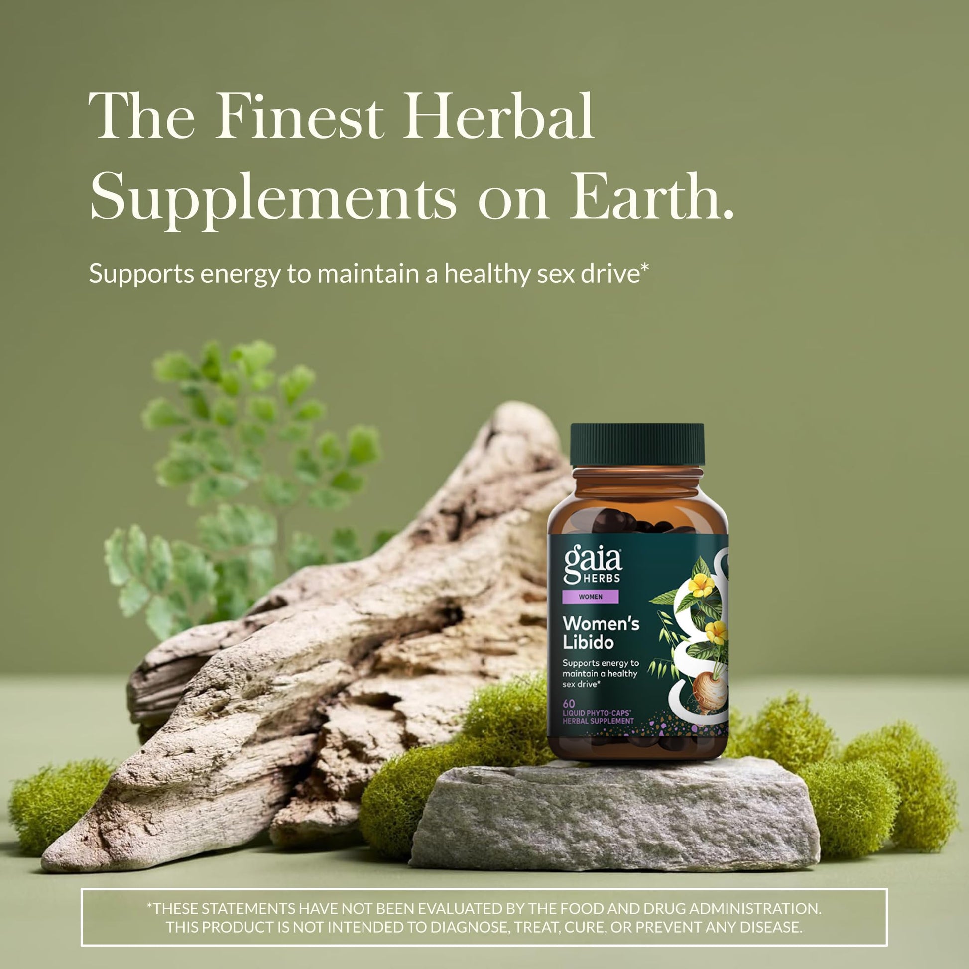 Gaia Herbs Womens Libido - Supports Energy to Maintain Healthy Libido* - with Tribulus & Horny Goat Weed - 60 Vegan Liquid Phyto-Caps (60 Servings) Gaia Herbs Au supplements