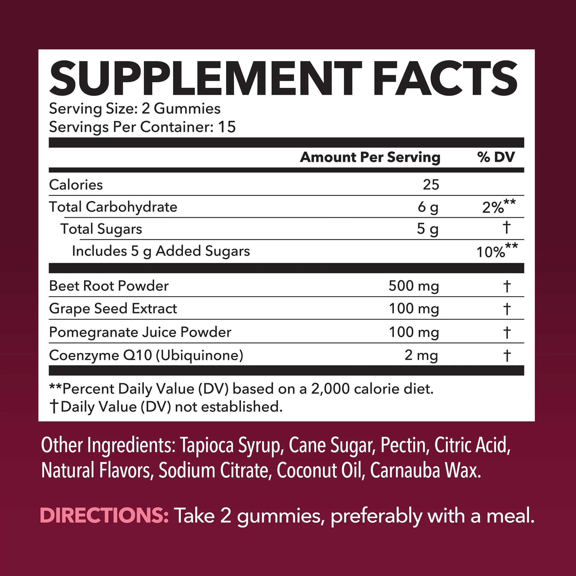 Beet Root Gummies with COQ10 Energy Supplement | Nitric Oxide Supplement for Healthy HAVASU NUTRITION Au supplements