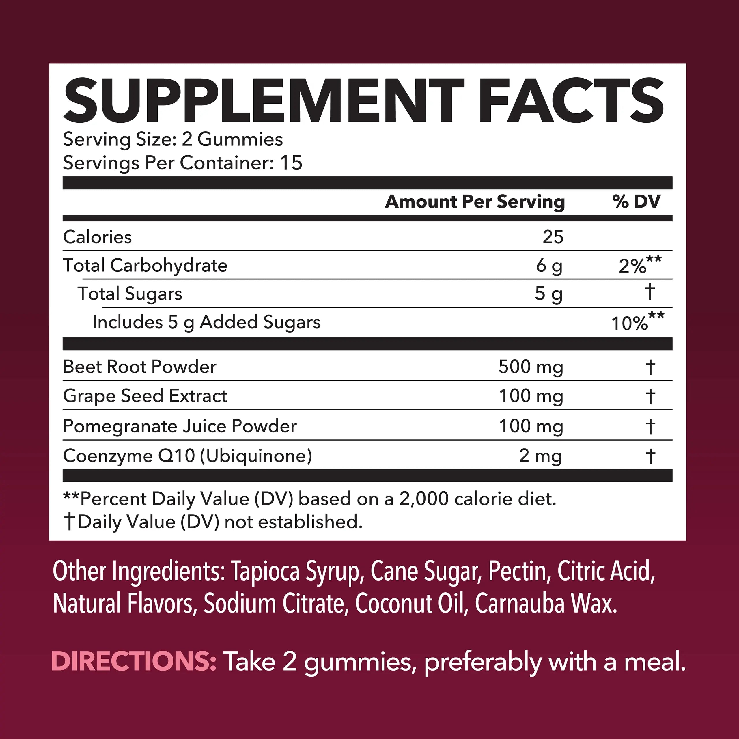 Beet Root Gummies with COQ10 Energy Supplement | Nitric Oxide Supplement for Healthy HAVASU NUTRITION Au supplements