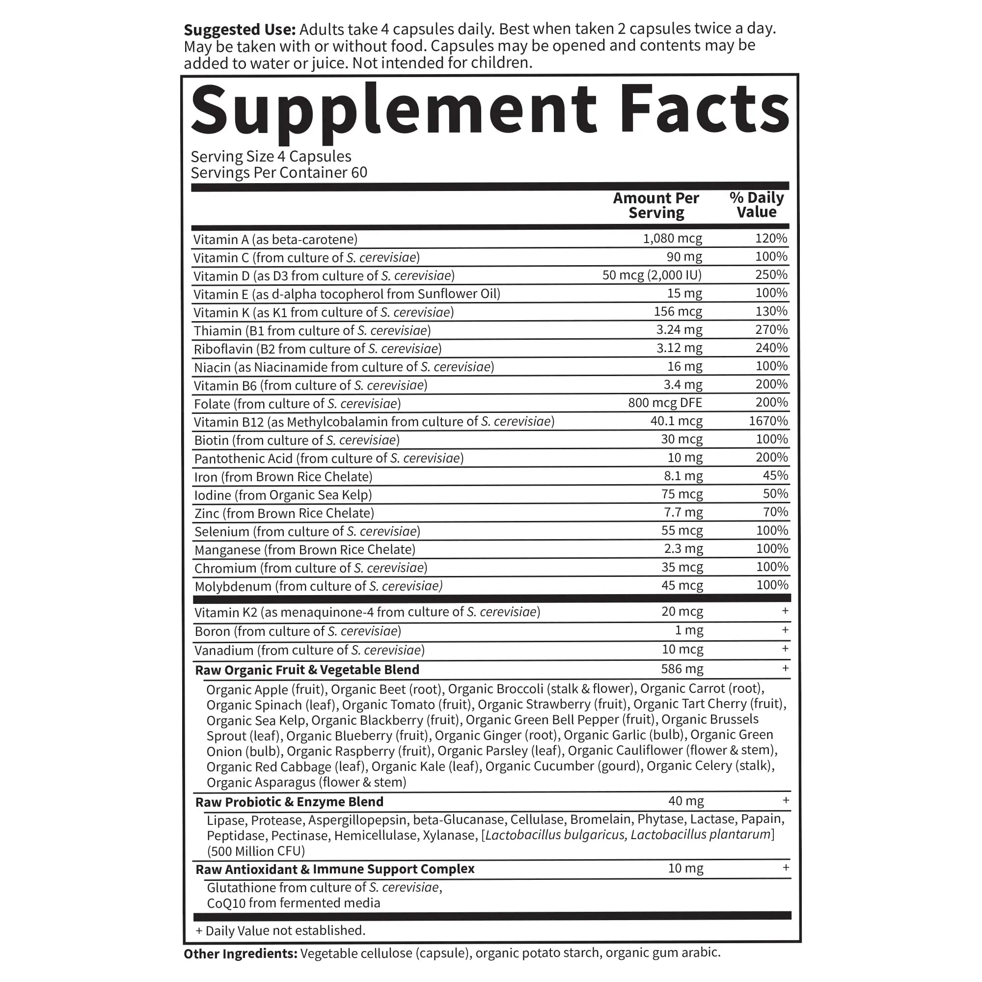 Garden of Life Multivitamin for Women, Vitamin Code Women's Multi - Whole Food Womens Multi Vitamins, Iron, Folate not Folic Acid, Vitamin A and Probiotics Garden of Life Au supplements
