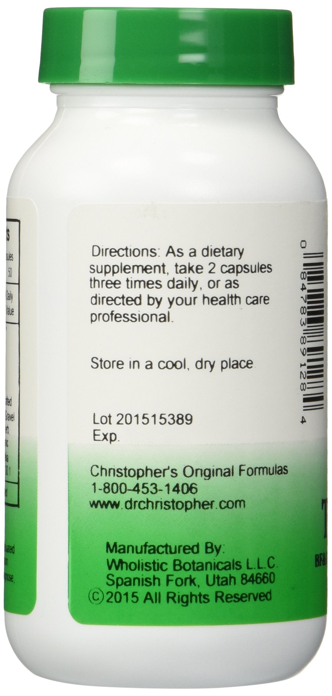 Christopher's Original Formulas Complete Tissue & Bone Formula – 100 VCaps | Herbal Support for Bones & Connective Tissue - Pack of 2 Christopher's Original Formulas Au supplements