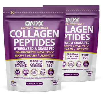 Collagen Powder 600g - 60 Servings - Collagen Peptides Supplement with High ONYX INGREDIENTS 101 Au supplements