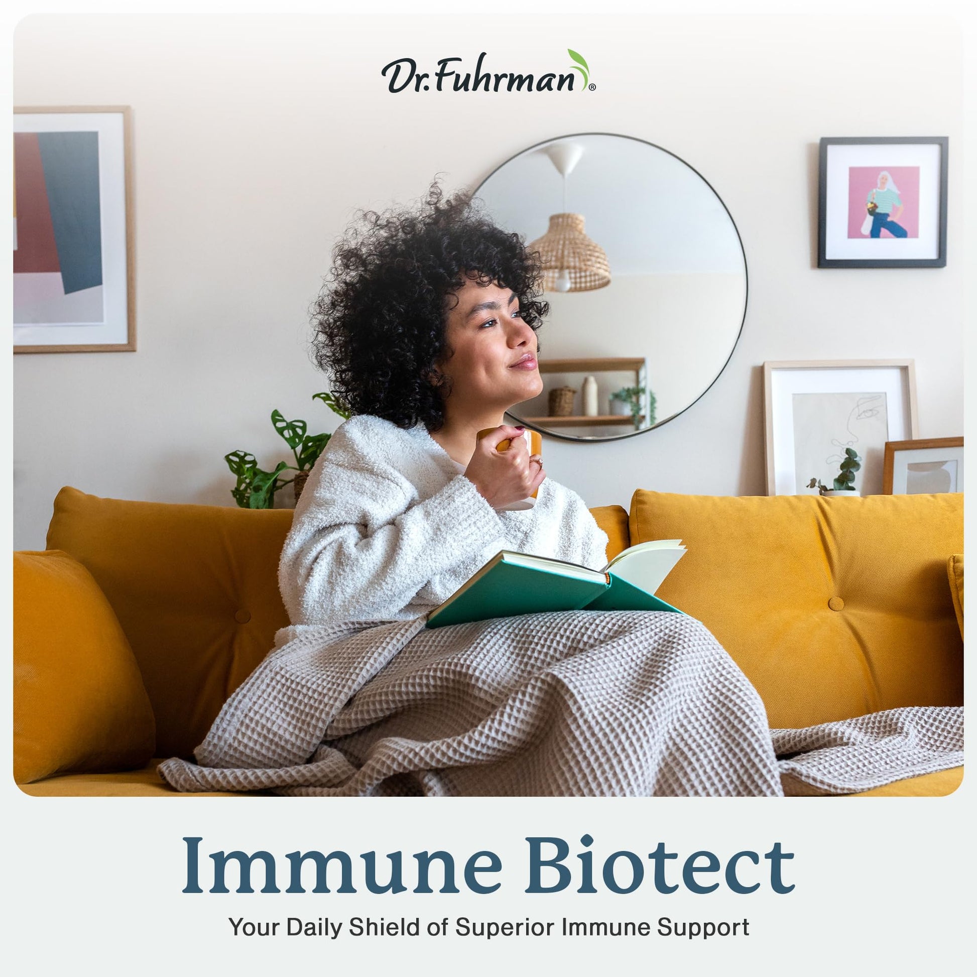 Dr. Fuhrman All Natural Immune Support Supplement | Whole-Food Derived Vitamin for Immunity Defense | Organic Mushrooms, & Berries | Organic Lion’s Mane, Maitake, Reishi, and Elderberry | 120 Caps Dr. Fuhrman Au supplements