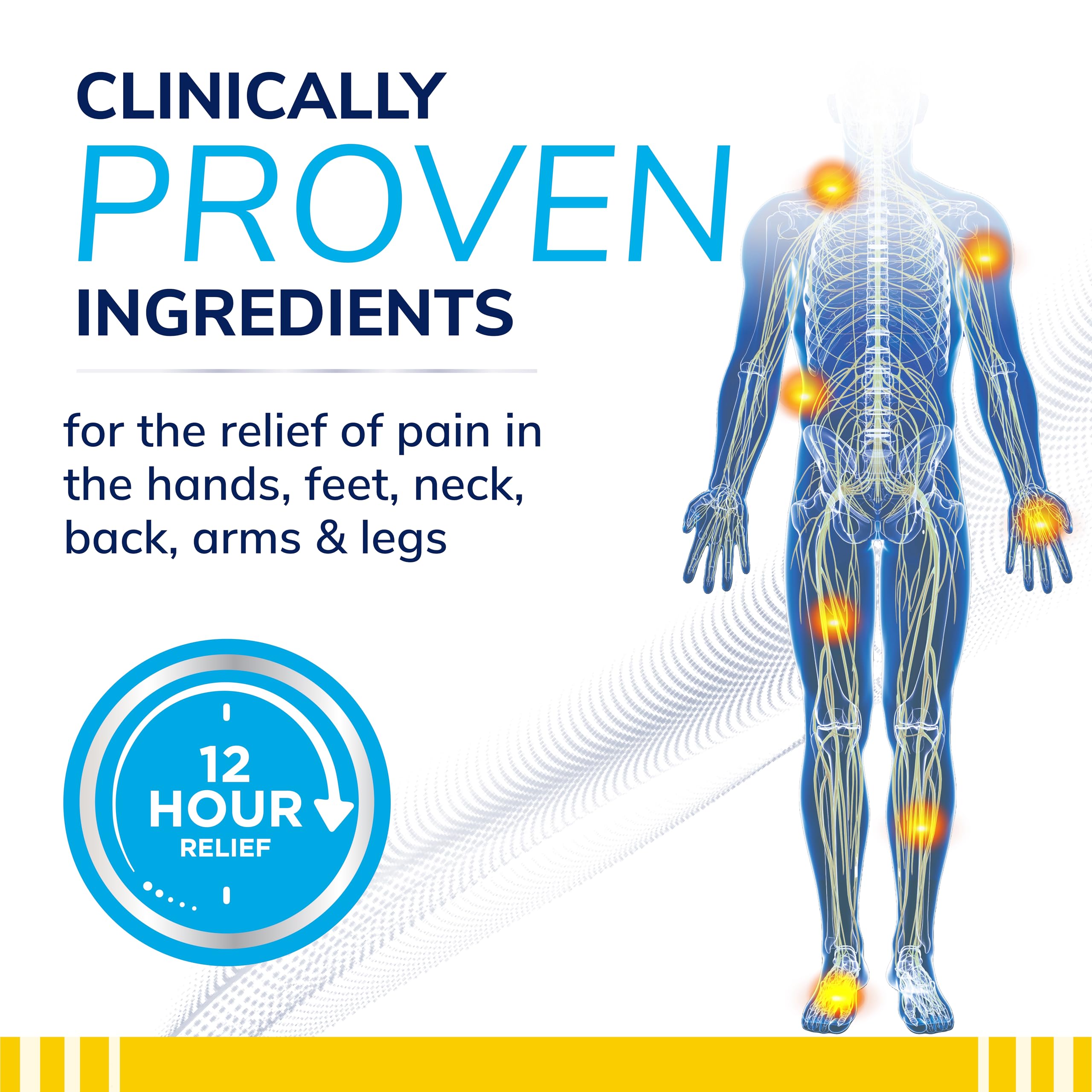 Dr. Scholl’s Clinical Strength 12-Hour Pain Relief Hydrogel Patches 10ct - 4% Lidocaine for Powerful Numbing, Instant Cooling Pain Relief with Menthol, Added Arnica, for Hands, Feet, Neck, Back & Legs Dr. Scholl's Au supplements