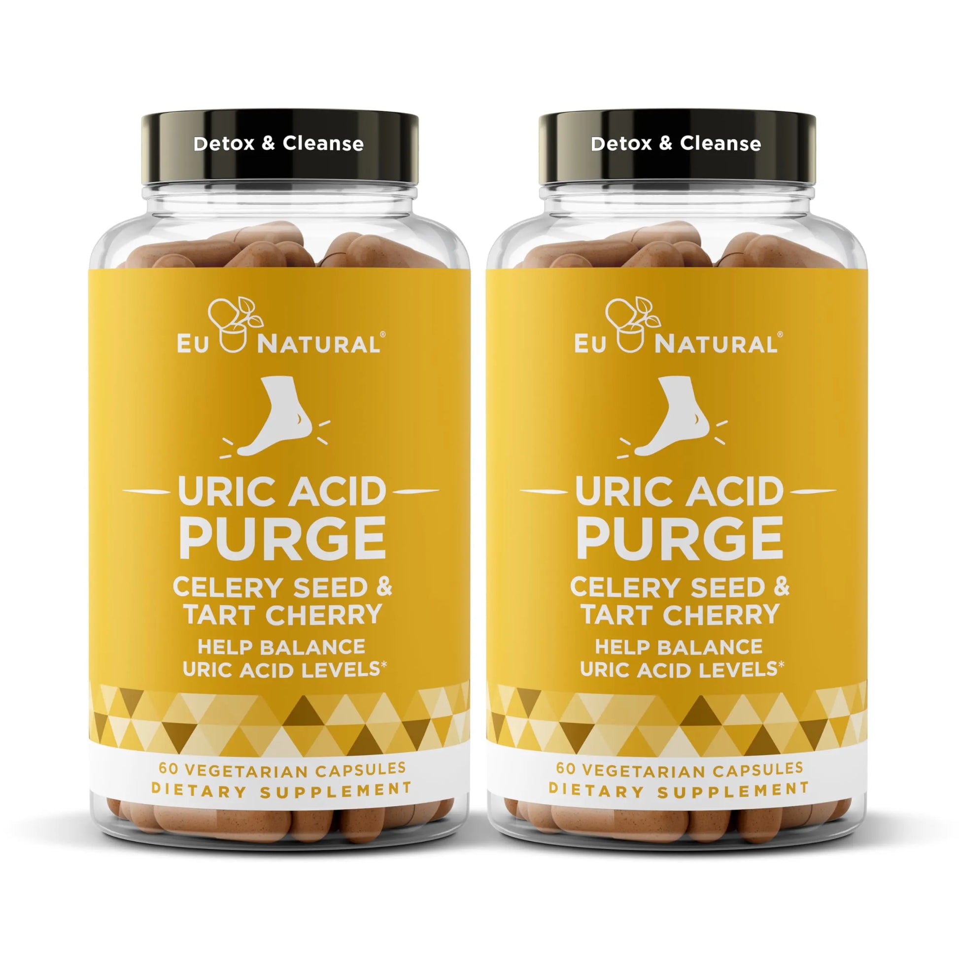 Purge! Uric Acid Flush – Eat & Drink What You Want – Detox and Cleanse with Celery Seed Extract Eu Natural Au supplements