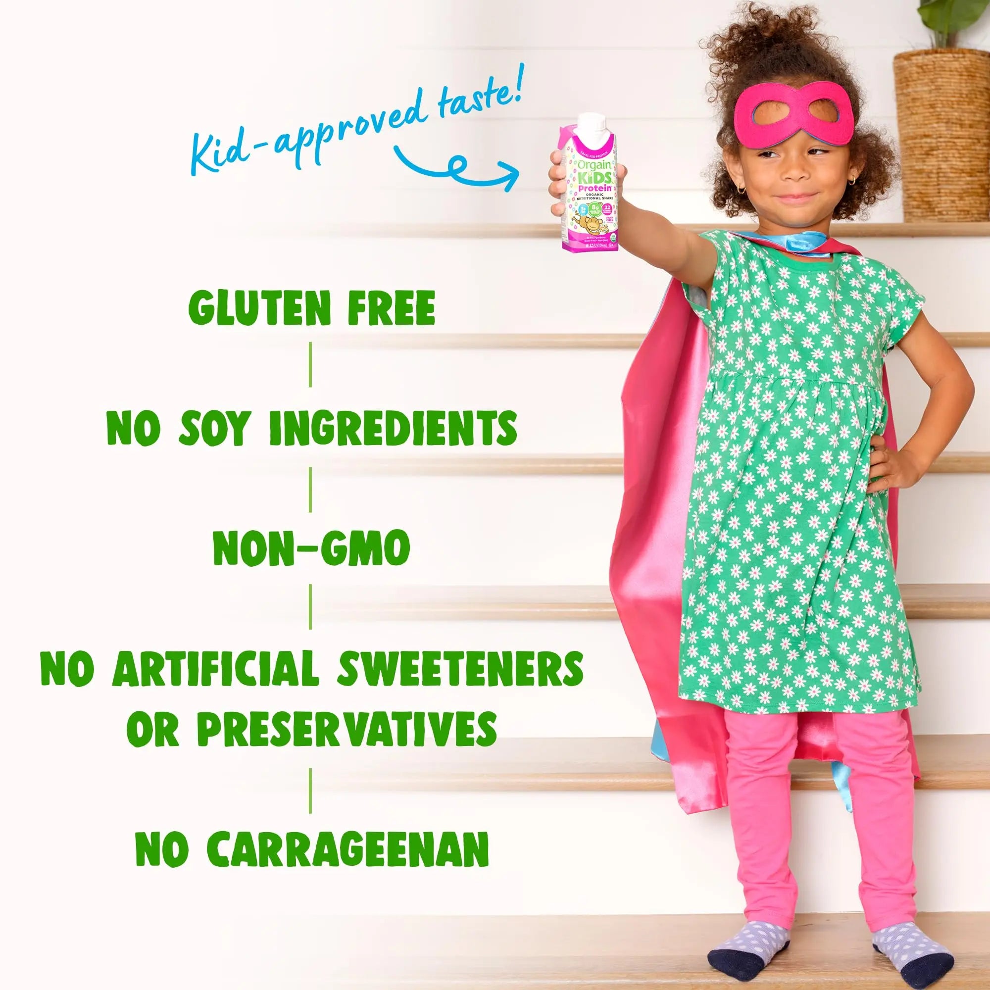 Orgain Organic Kids Nutritional Protein Shake, Fruity Cereal - Kids Snacks with 8g Dairy Orgain Au supplements