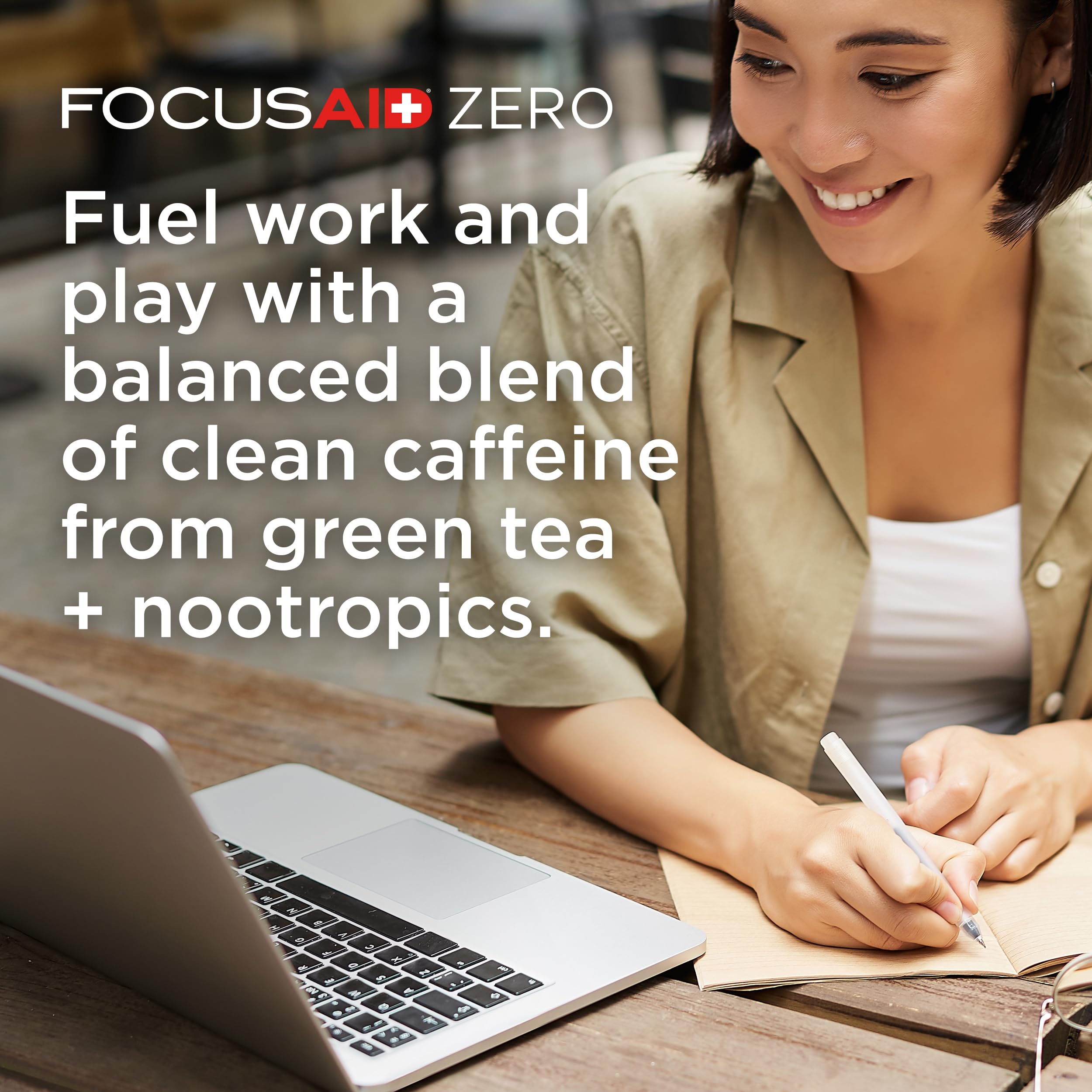 FOCUSAID ZERO SUGAR Nootropics Blend, Alpha-GPC, GABA, 100mg Natural Caffeine from Green Tea, Yerba Mate, Vitamin B-Complex, Keto-Friendly, No Artificial Sweeteners, 12 Fl Oz (Pack of 24) LIFEAID Au supplements
