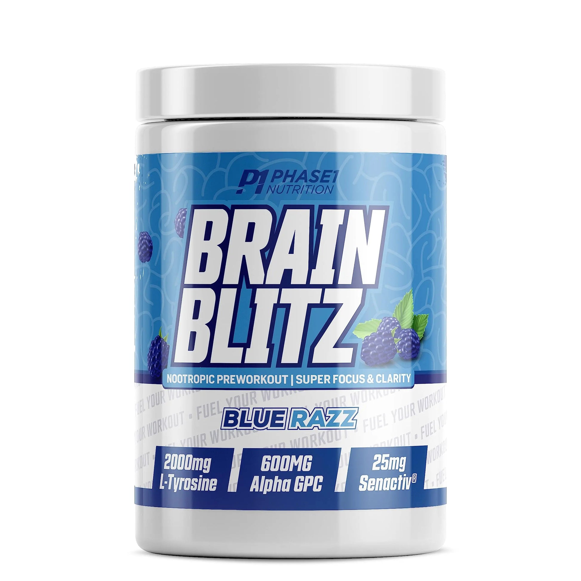 Phase One Nutrition Brain Blitz, Blue Razz - 20 Servings Phase One Nutrition Au supplements