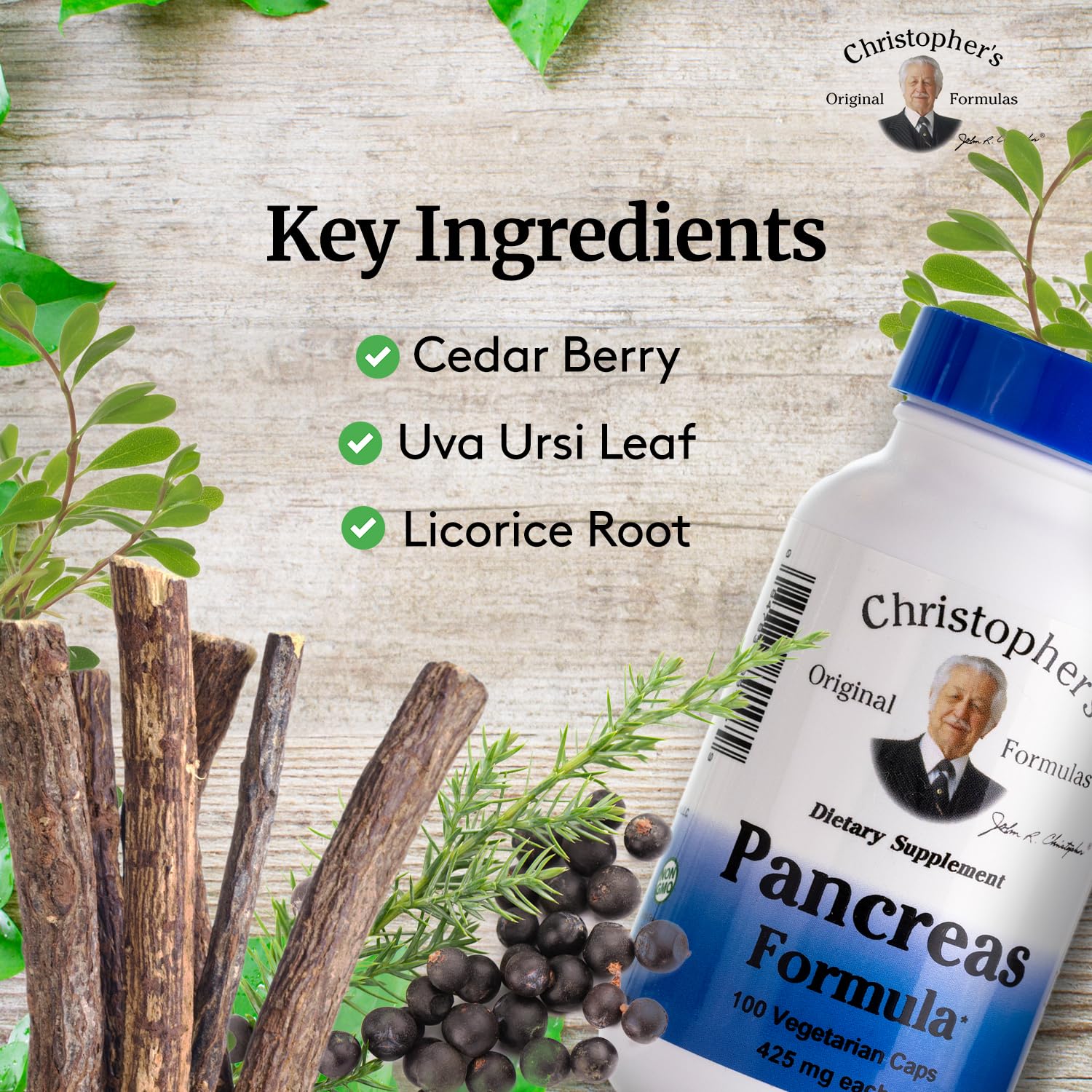 Christopher's Original Formulas Pancreas Formula - Pancreas Cleanse Detox & Repair - Probiotics for Digestive Health Christopher's Original Formulas Au supplements