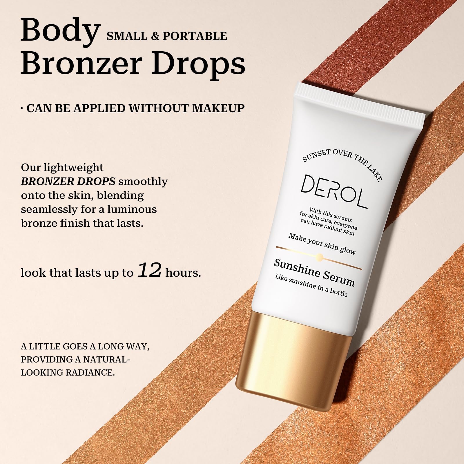 SWETIYOU Bronzing Drops, Lightweight and Non-greasy Liquid Bronzer for Face & Body, Instant Sunshine Glow Serum for Flawless Skin & Radiant Finish (RUST RED) SWETIYOU Au supplements