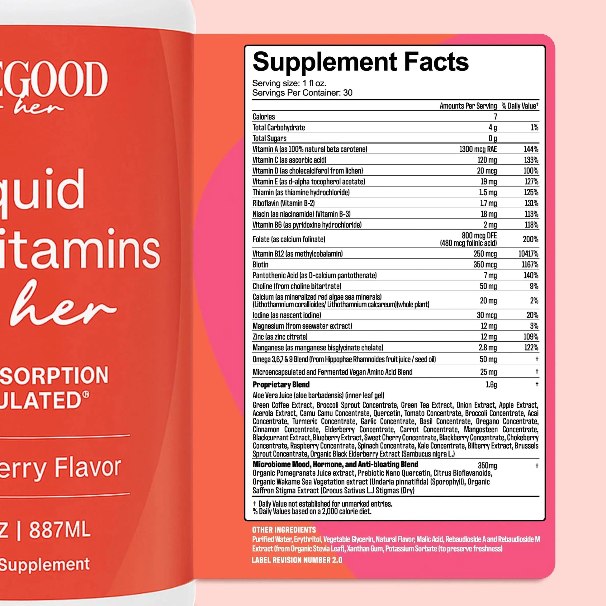 PureGood Women’s Liquid Multivitamin | 70+ Nutrients, Superfoods & Omegas | High Absorption Daily Supplement | PureGood Au supplements