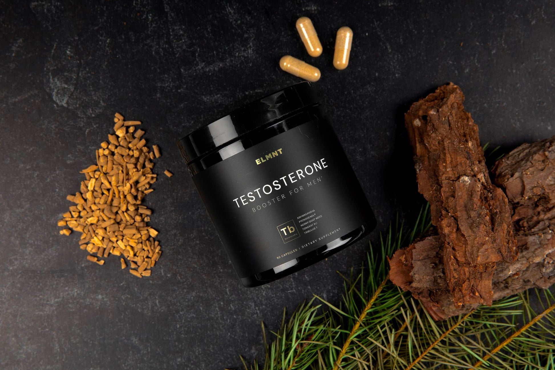 21,800mg Testosterone Booster for Men 8X Strength w. Ashwagandha, Tongkat Ali TERRA ELMNT Au supplements