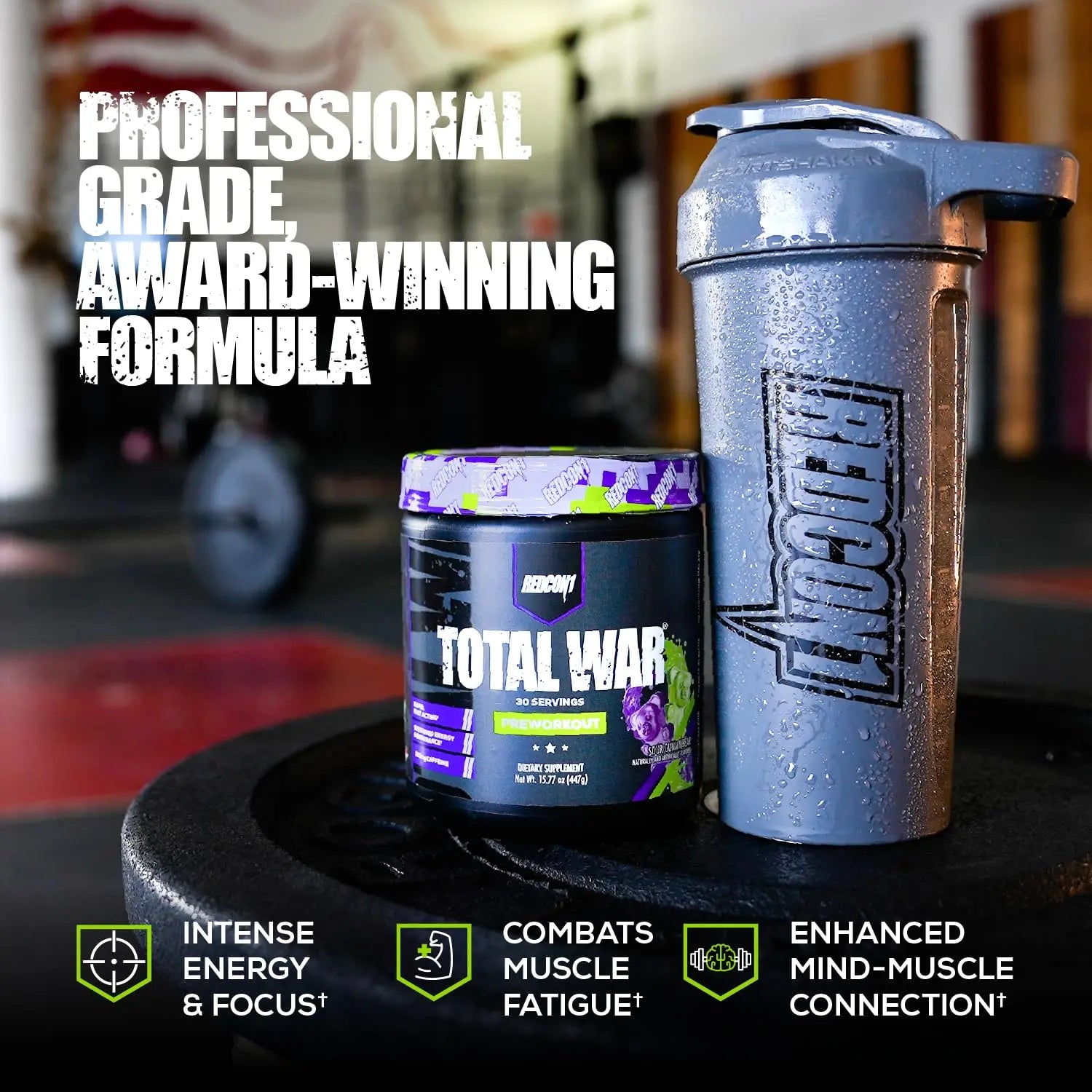 REDCON1 Total War Pre Workout - L Citrulline, Malic Acid, Green Tea Leaf Extract for Pump REDCON1 Au supplements