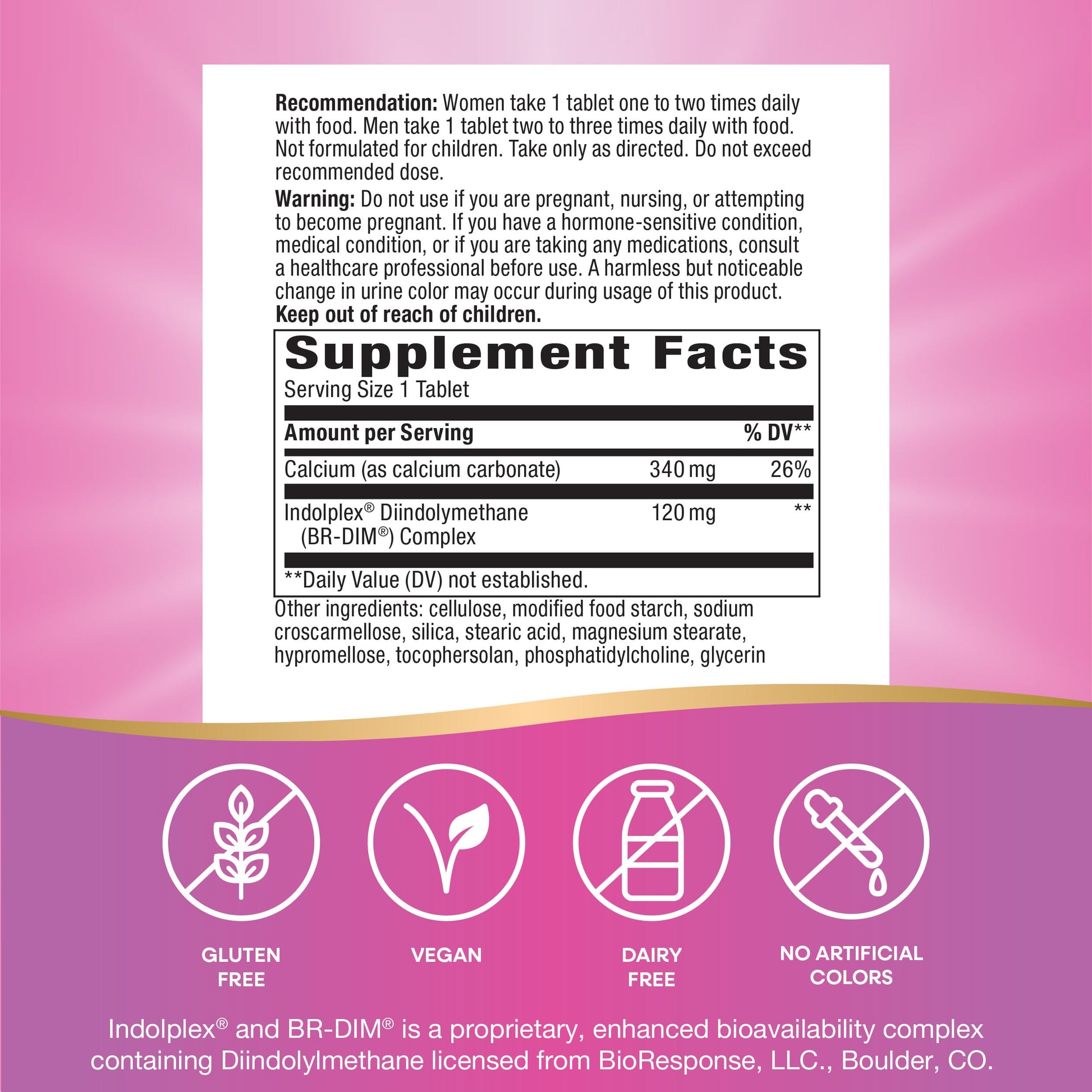 Nature's Way Estrobalance, Absorbable BR-DIM, Supports Healthy Estrogen Metabolism*, Vegan, Gluten Free, 60 Tablets (Packaging May Vary) Nature's Way Au supplements
