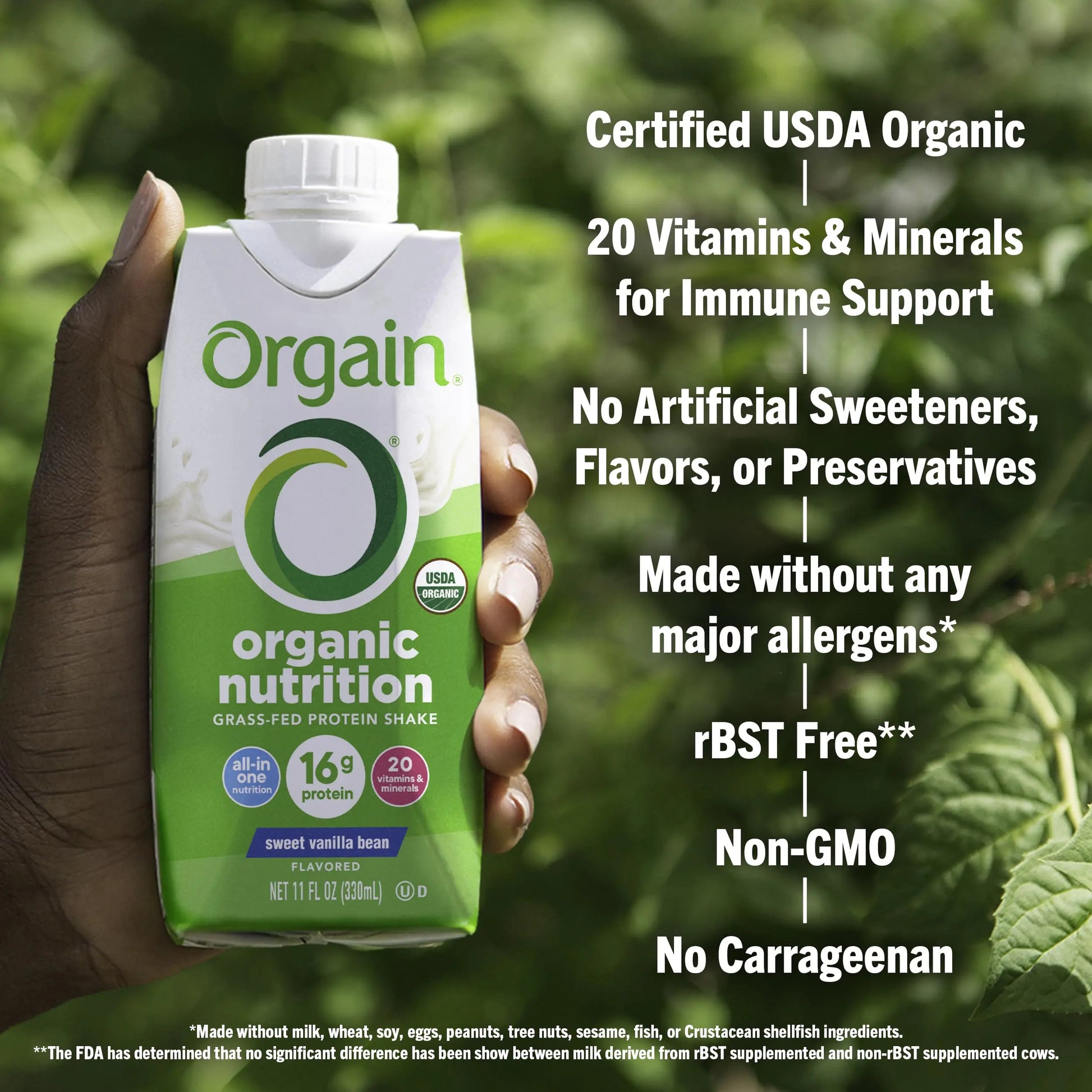 Orgain Organic Nutritional Protein Shake, Vanilla Bean - 16g Grass Fed Whey Protein Orgain Au supplements