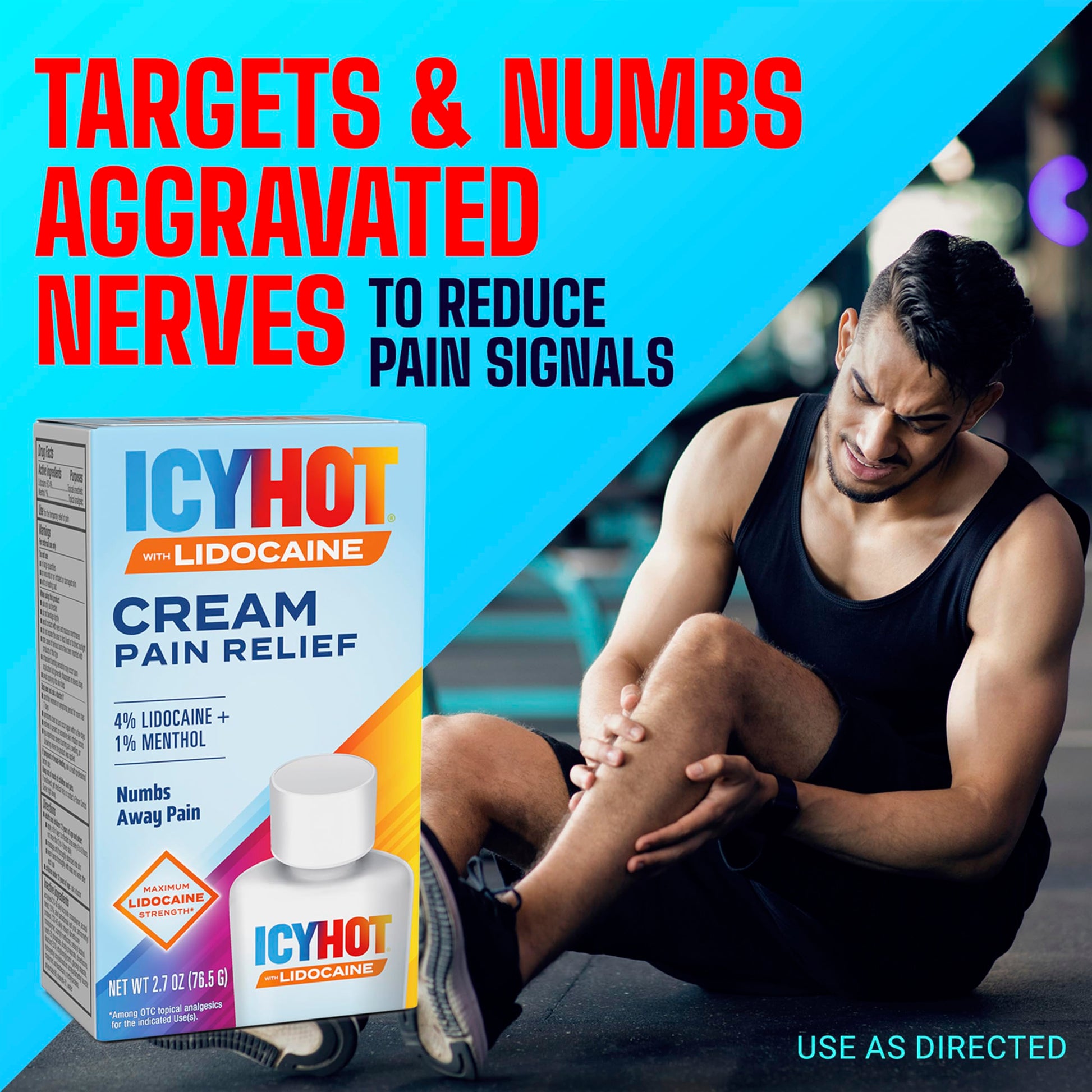 Icy Hot Max Strength Pain Relief Cream with Lidocaine Plus Menthol, 2.7 Ounces Icy Hot Au supplements