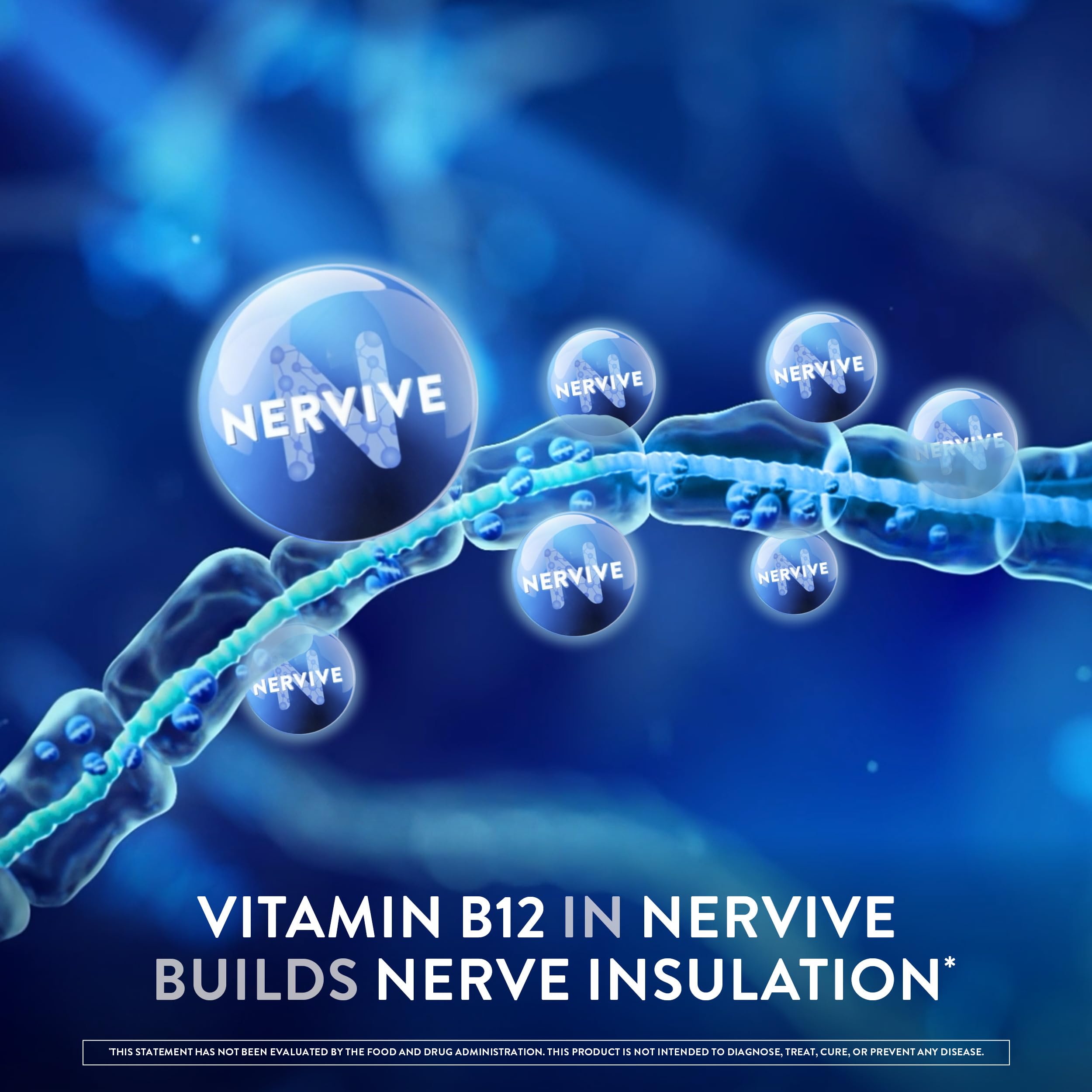 Nervive Nerve Health, Alpha Lipoic Acid, Fortify Nerve Health, Healthy Nerve Function, Healthy Blood Circulation, Supplement, Tablet, 60 Tablets Nervive Au supplements
