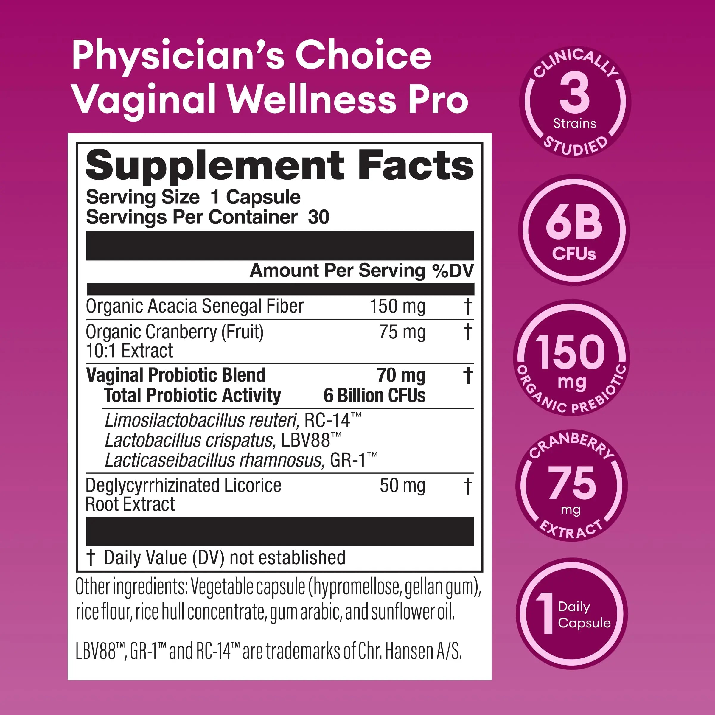 Physician's CHOICE Feminine Power Duo Bundle - Vaginal Probiotic + Womens Probiotic Physician's CHOICE Au supplements