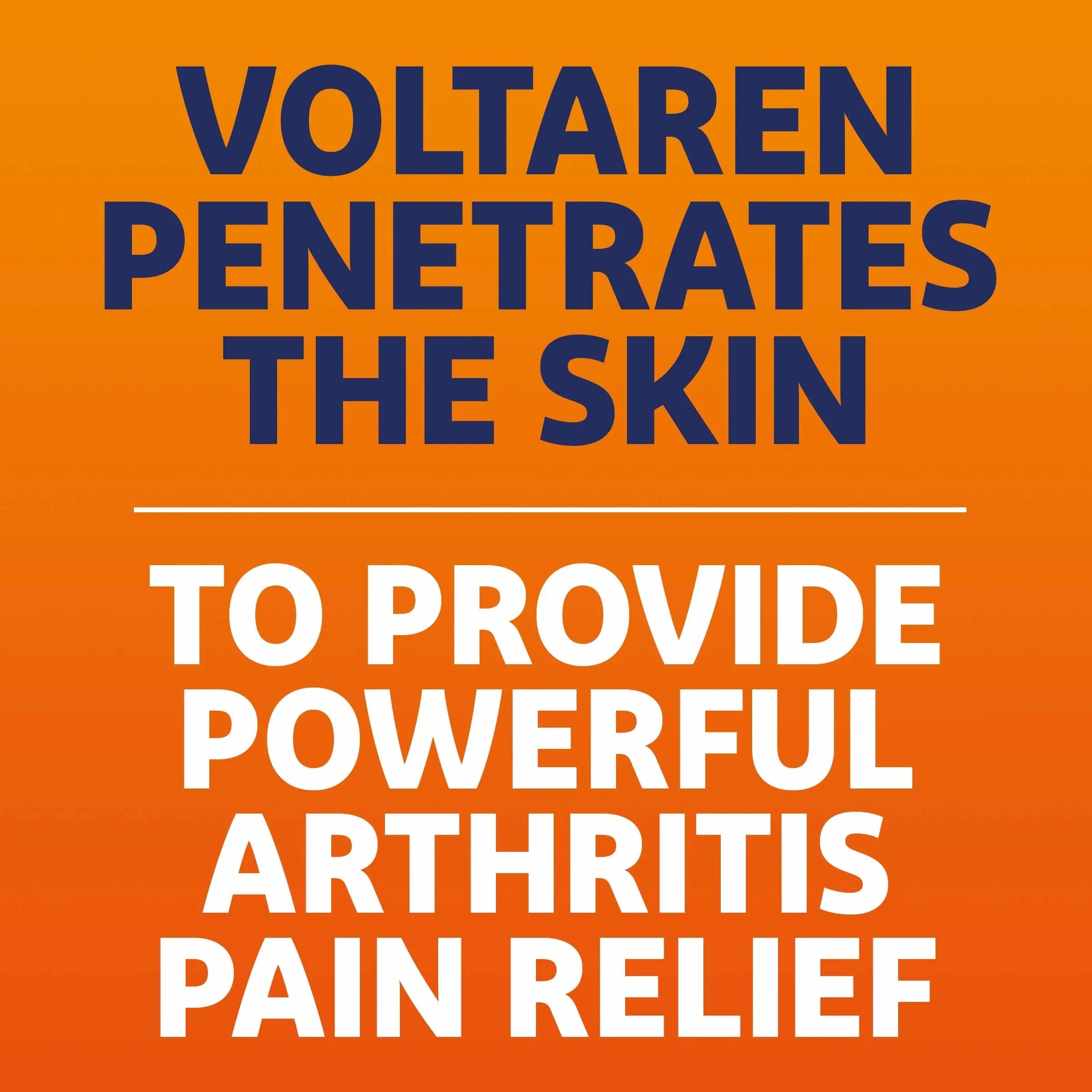 Voltaren Arthritis Pain Gel for Powerful Topical Arthritis Pain Relief, No Prescription VOLTAREN Au supplements