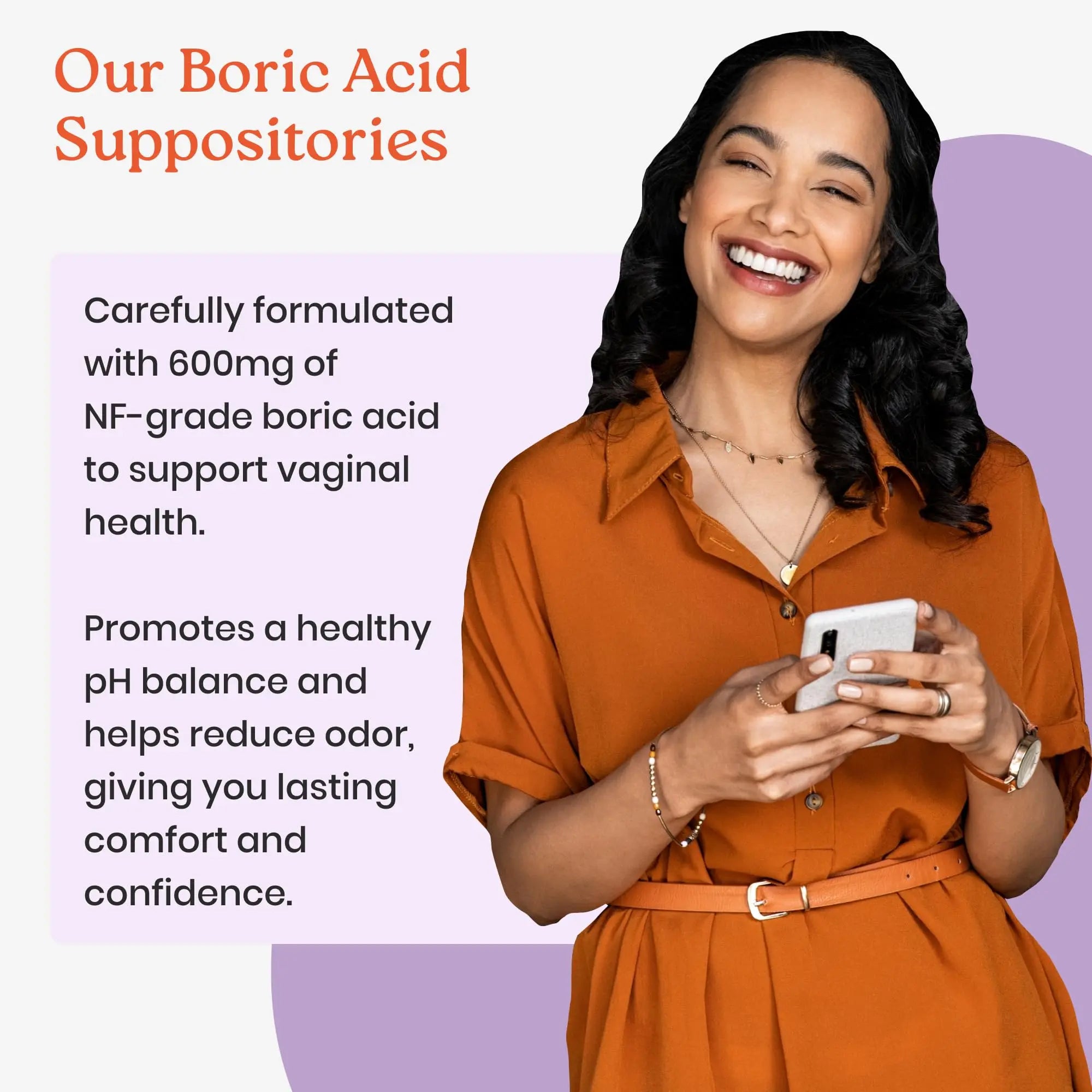 NewLife Naturals - Medical Grade Boric Acid Vaginal Suppositories - 600mg - 100% Pure Womens pH Balance Pills - Yeast Infection, BV - 90 Capsules: Made in USA NewLife Naturals Au supplements